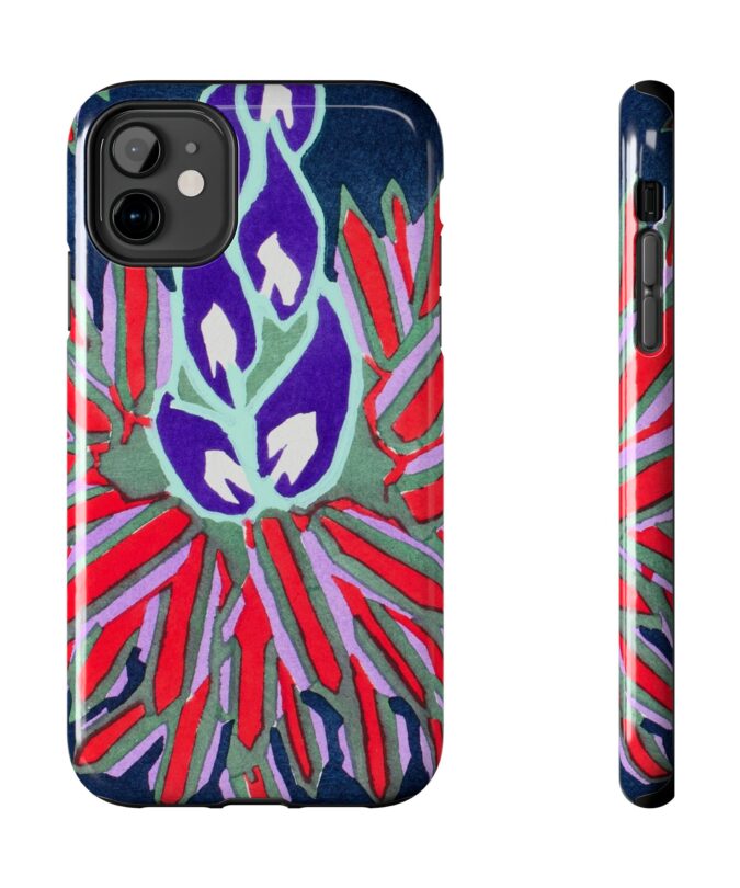 Red & Pink Abstract Phone Case