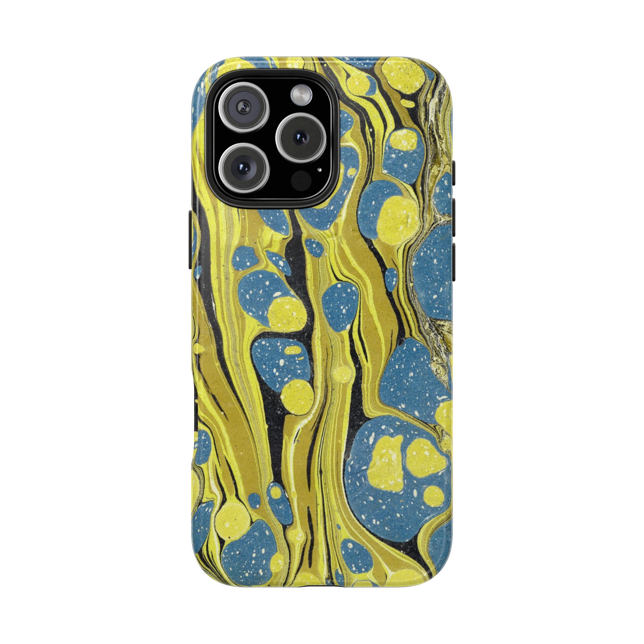 Marbled Phone Case - Citrine and Blue - Image 72