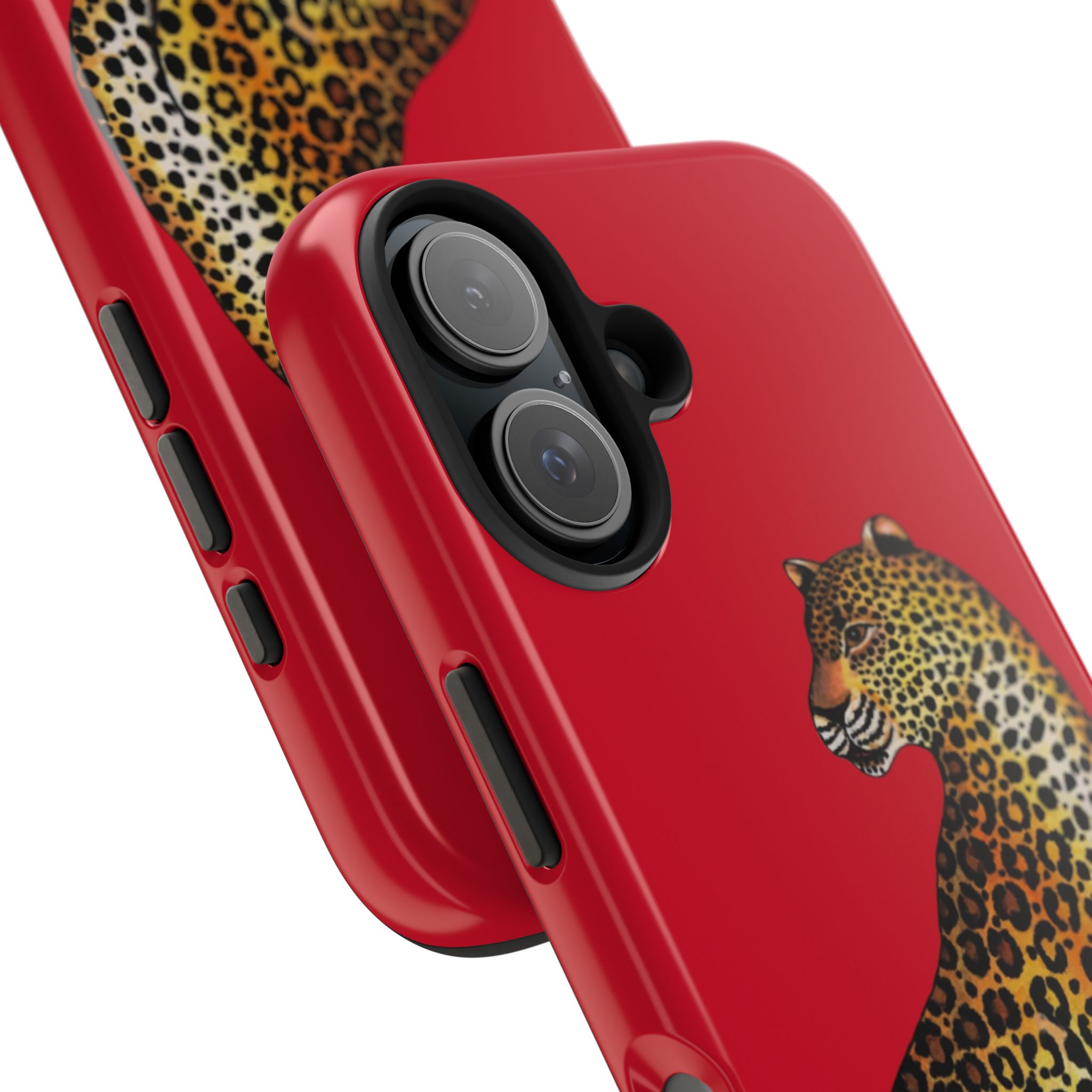 Leopard Phone Case - Red - Image 76