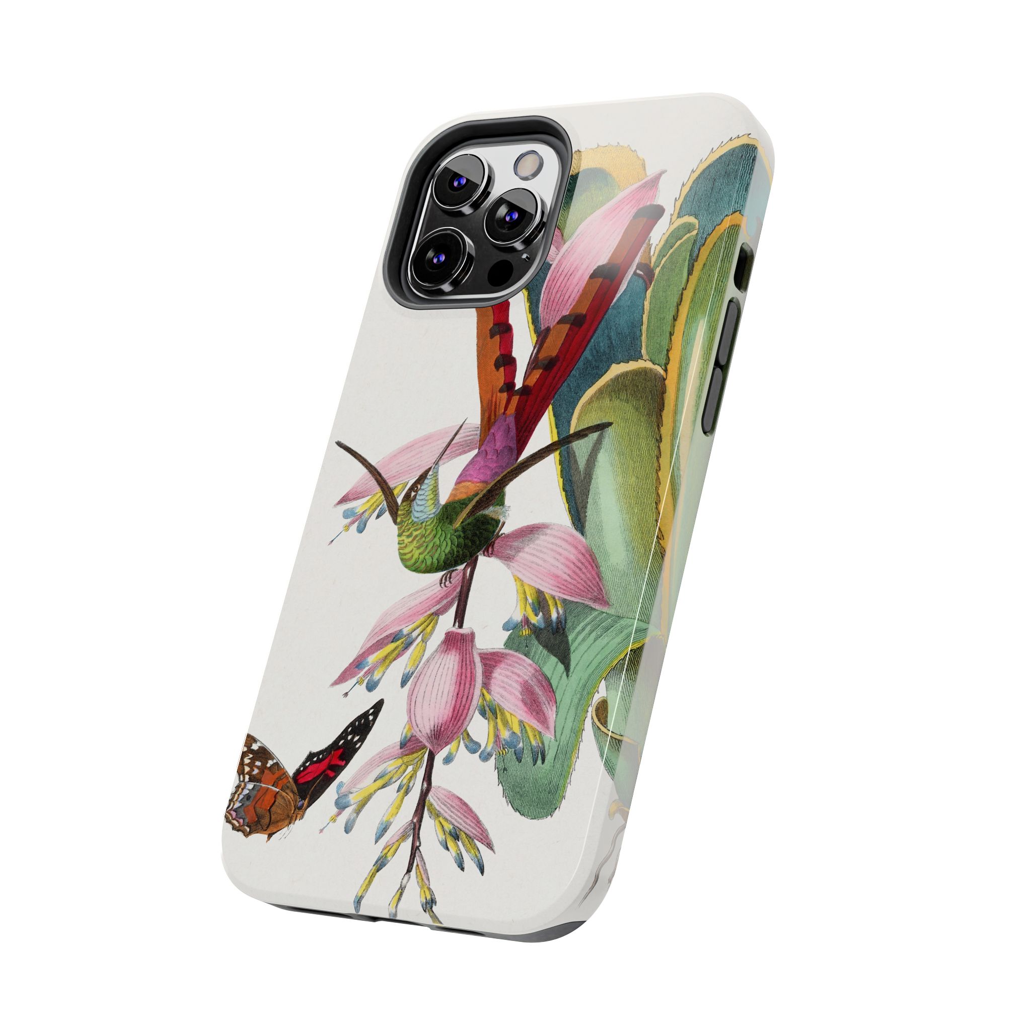 Hummingbird and Butterfly Phone Case - Image 27