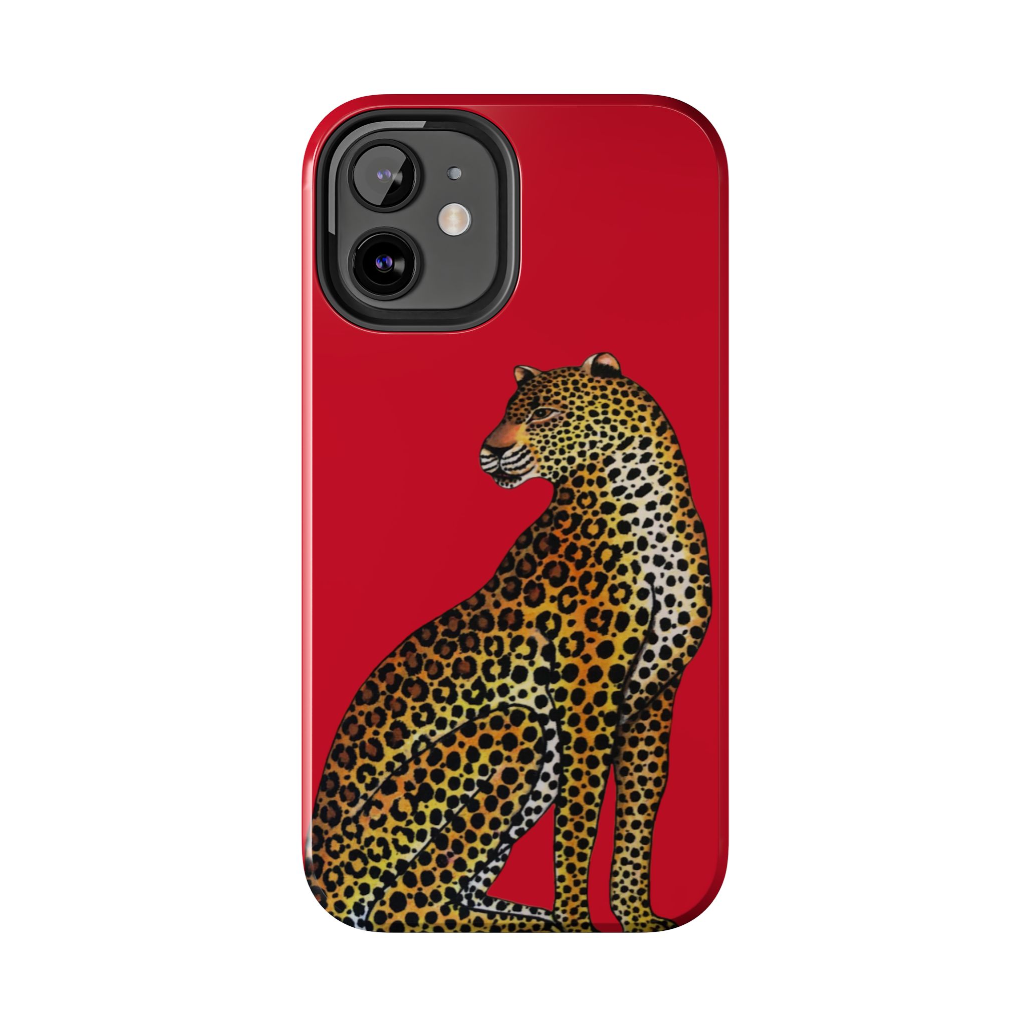 Leopard Phone Case - Red - Image 18