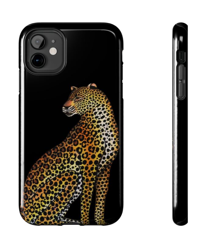 Leopard Phone Case - Black