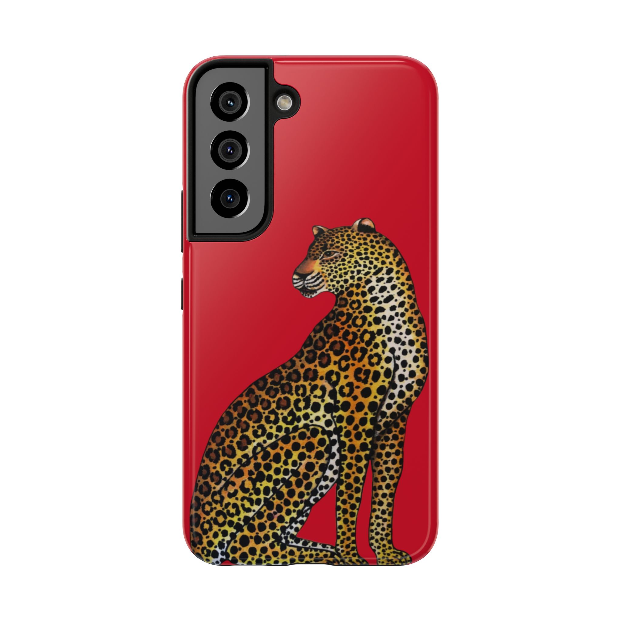 Leopard Phone Case - Red - Image 89