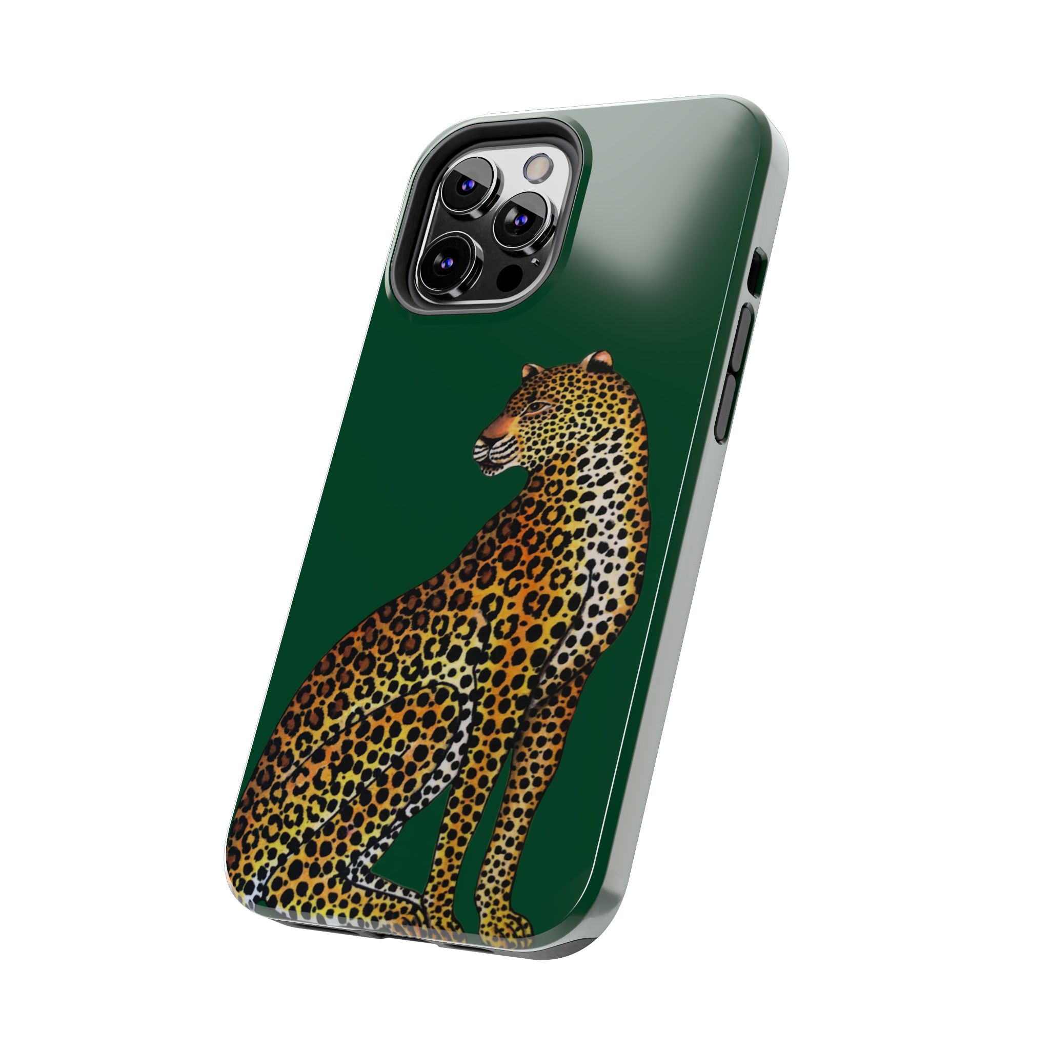 Leopard Phone Case - Racing Green - Image 27