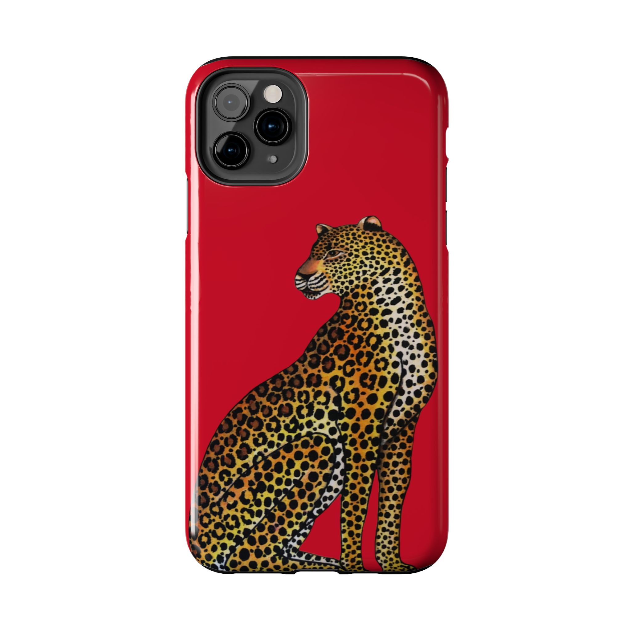 Leopard Phone Case - Red - Image 10
