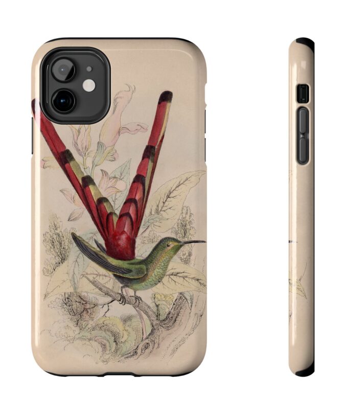 Red Tailed Hummingbird Phone Case