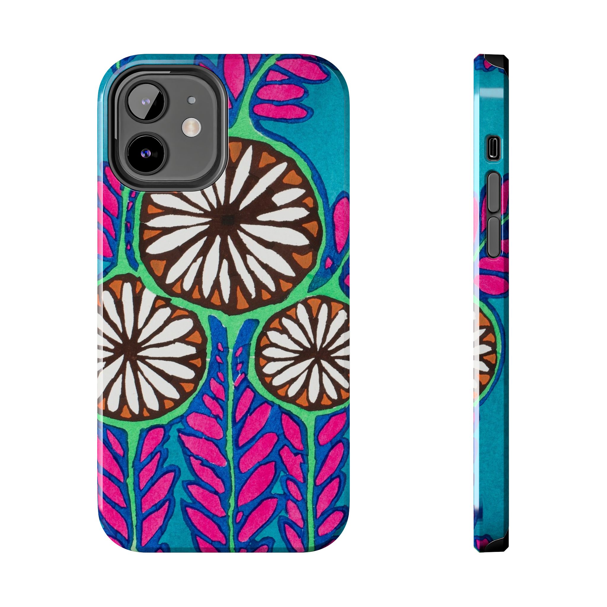 3 Abstract Flowers Phone Case - Image 13