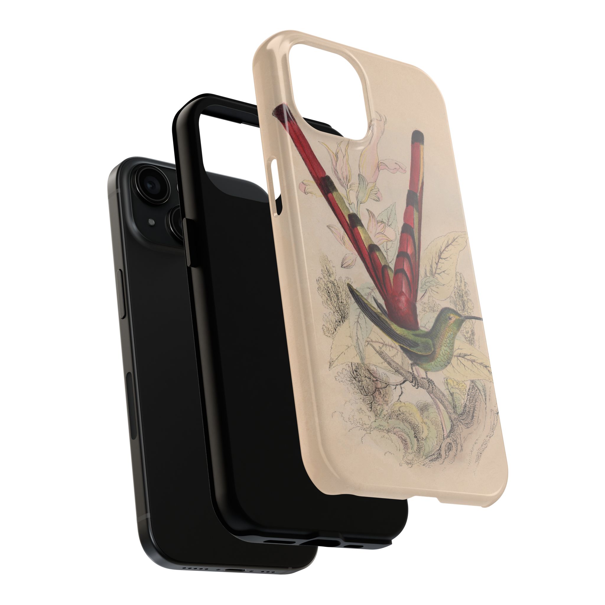 Red Tailed Hummingbird Phone Case - Image 54
