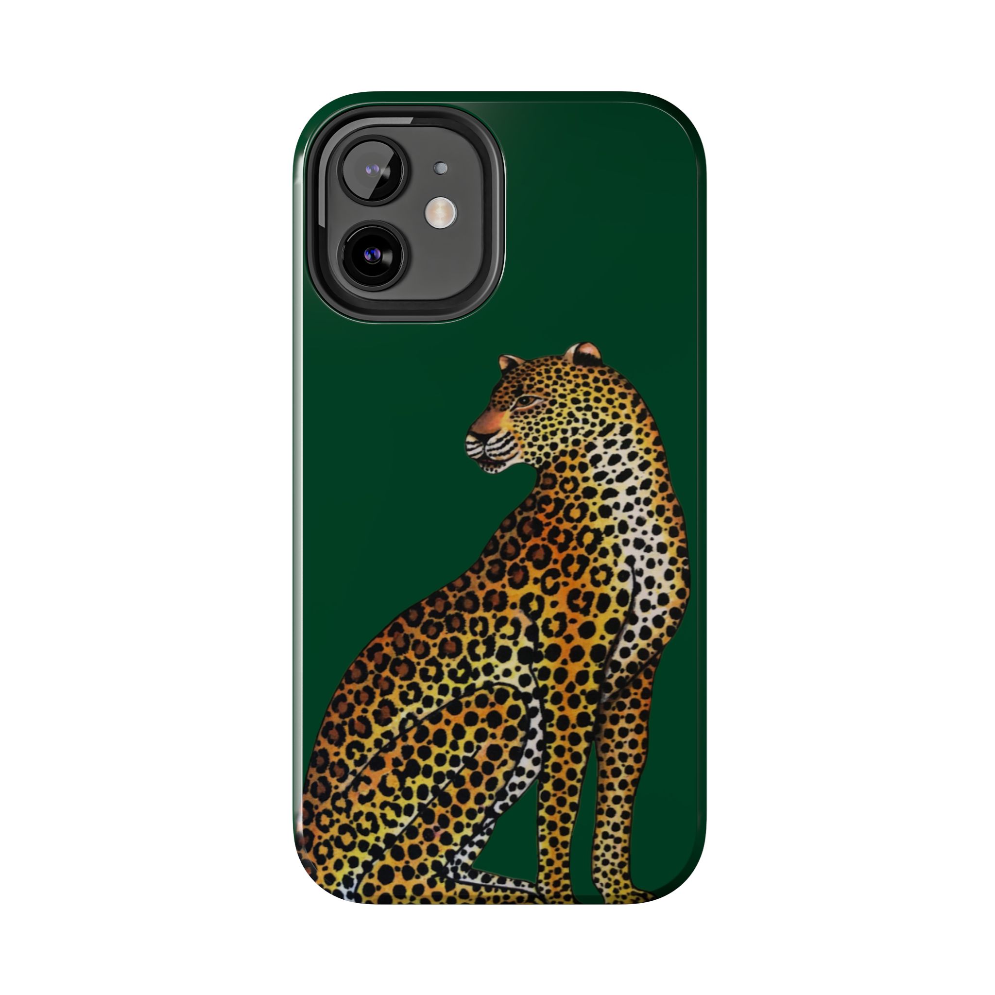 Leopard Phone Case - Racing Green - Image 18