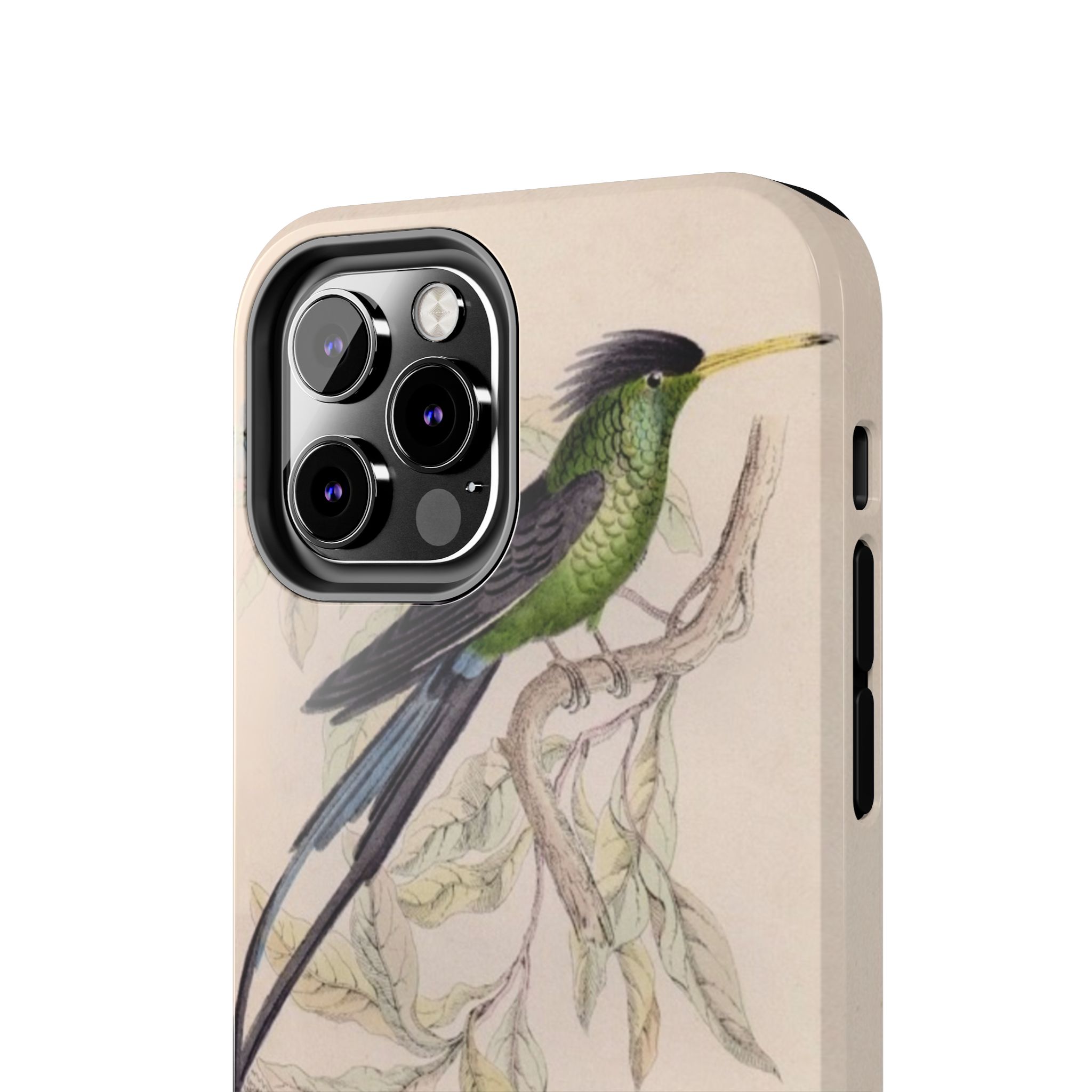Black Capped Hummingbird Phone Case - Image 24