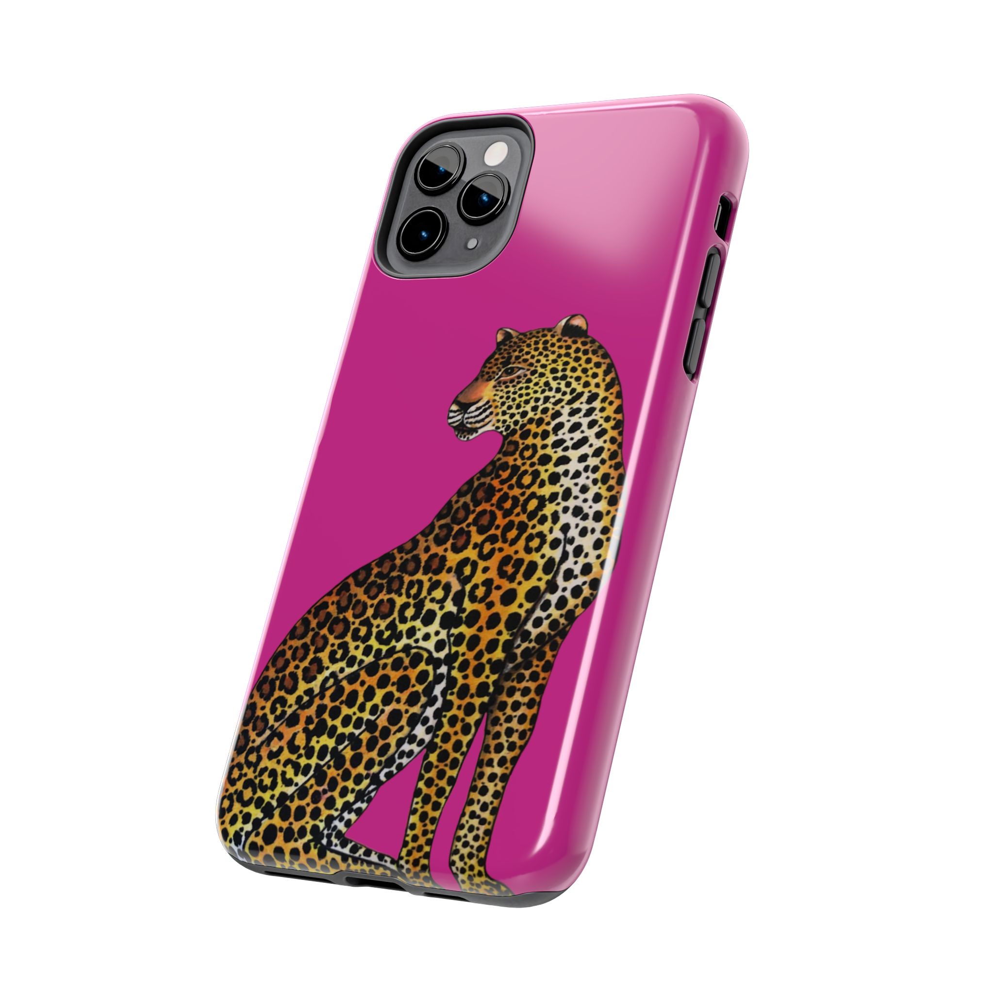 Leopard Phone Case - Fuchsia - Image 11