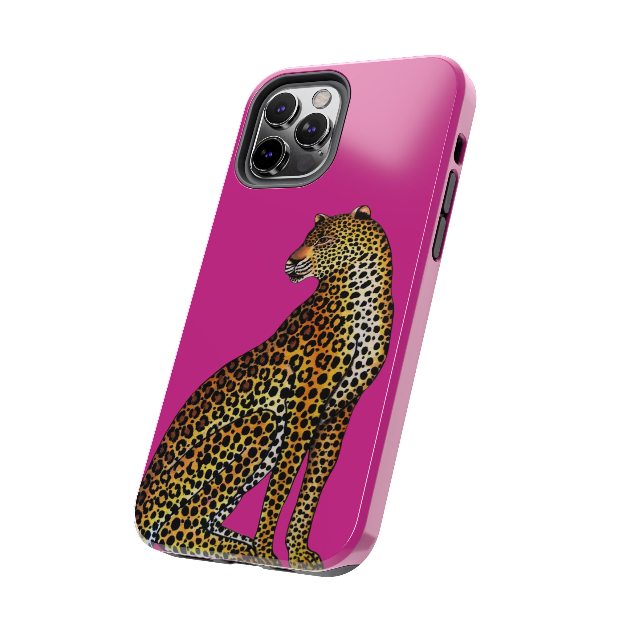 Leopard Phone Case - Fuchsia - Image 23