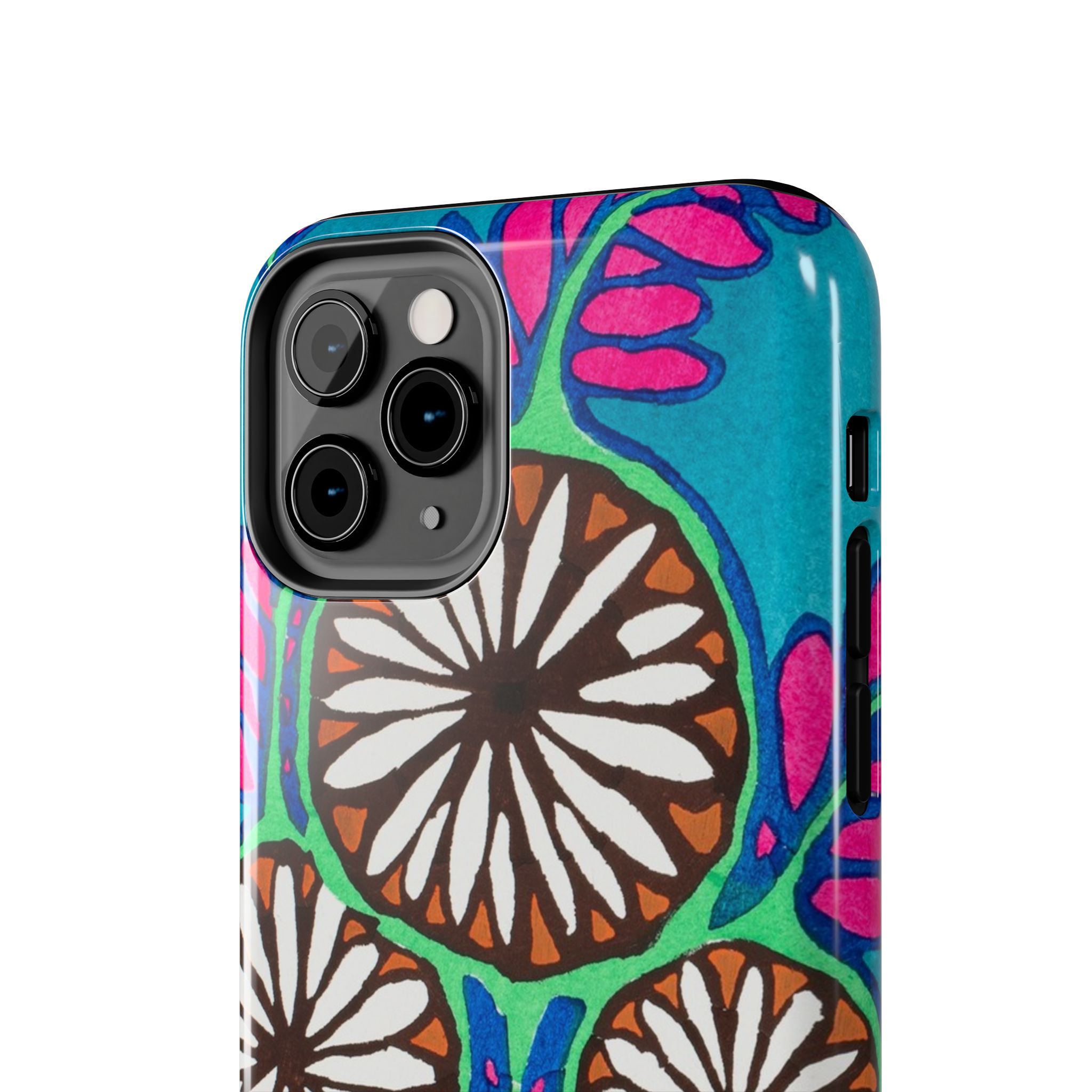 3 Abstract Flowers Phone Case - Image 8