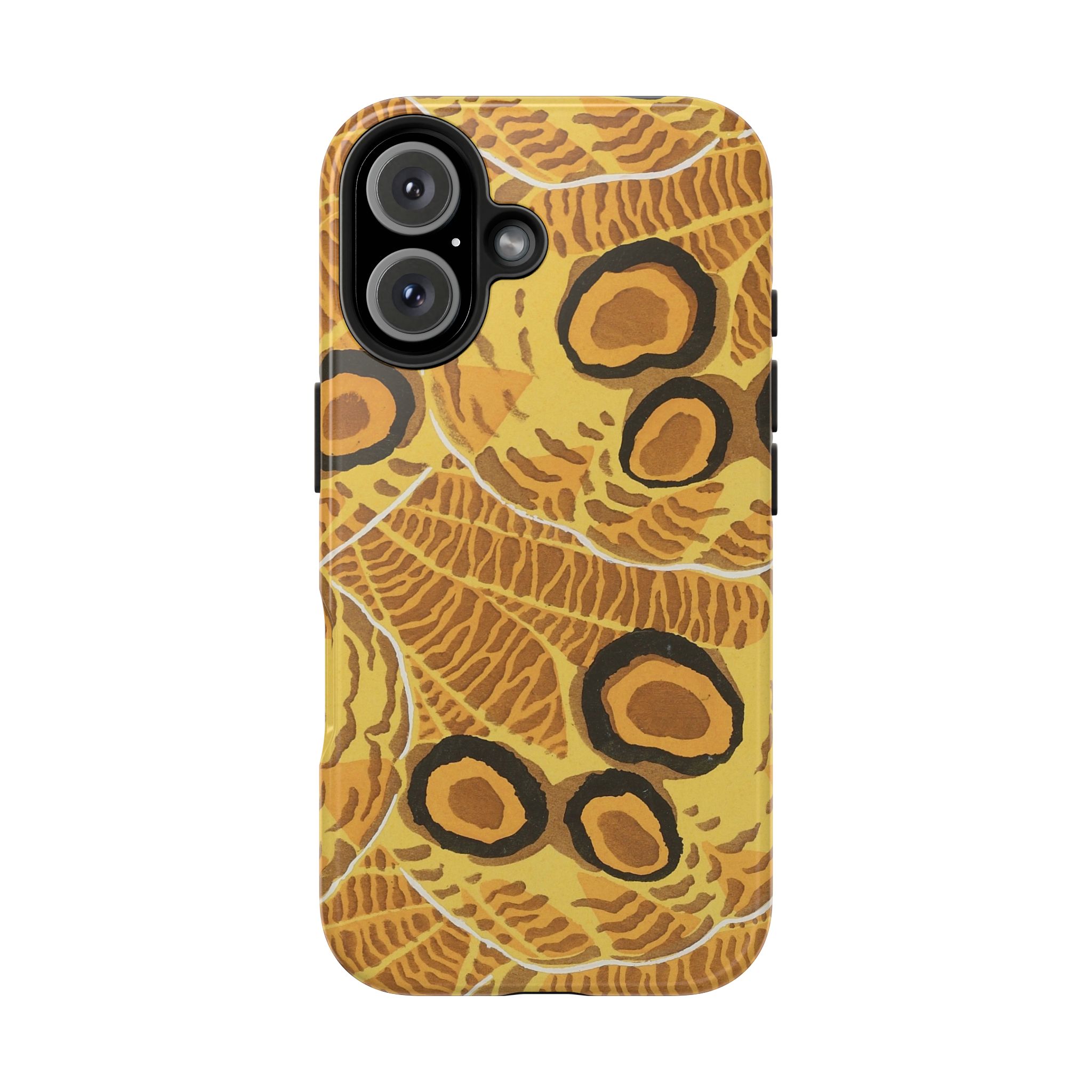 Abstract Spider Web Phone Case - Brown - Image 75