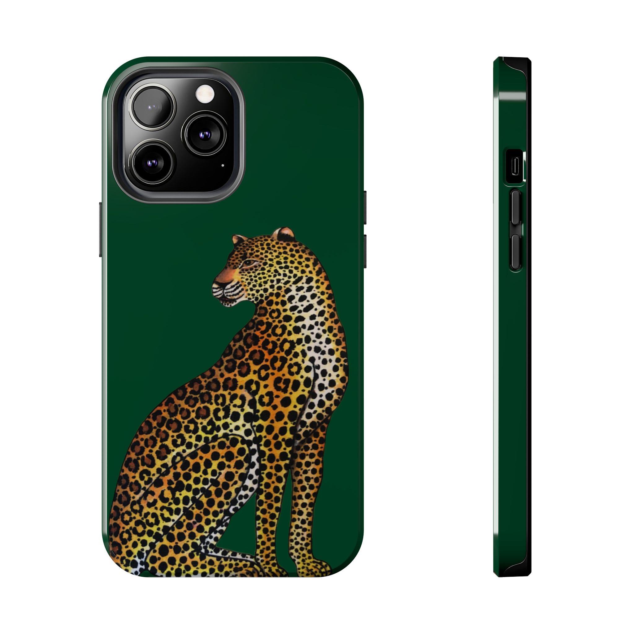 Leopard Phone Case - Racing Green - Image 41
