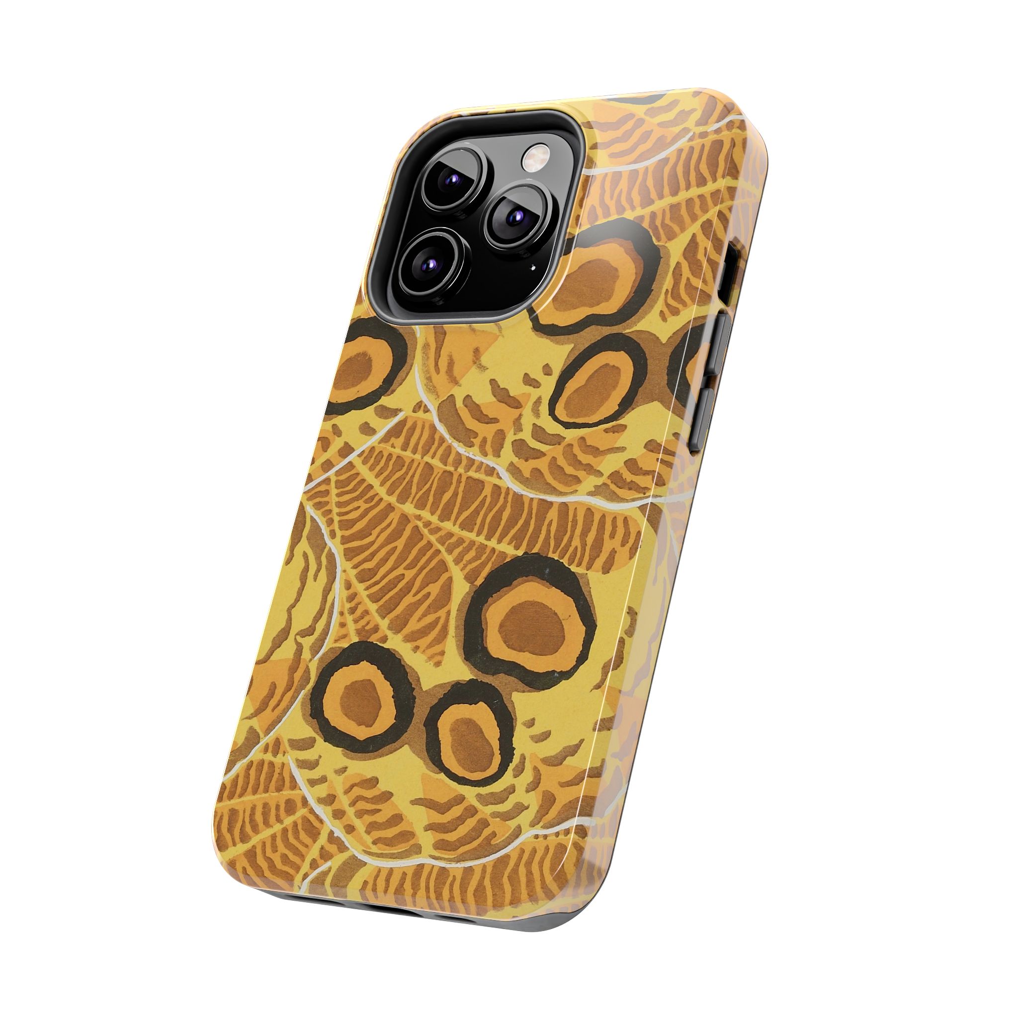 Abstract Spider Web Phone Case - Brown - Image 39