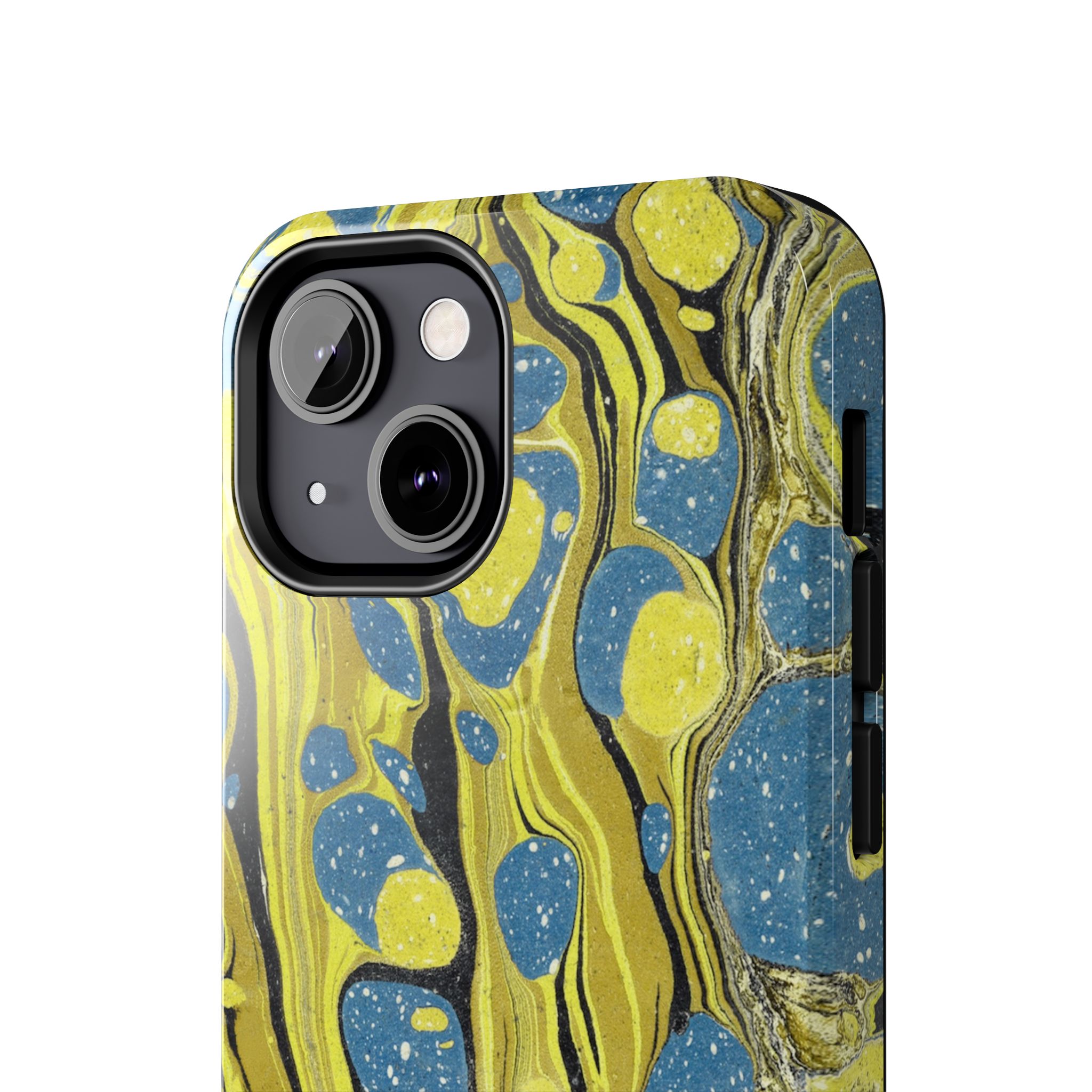 Marbled Phone Case - Citrine and Blue - Image 36