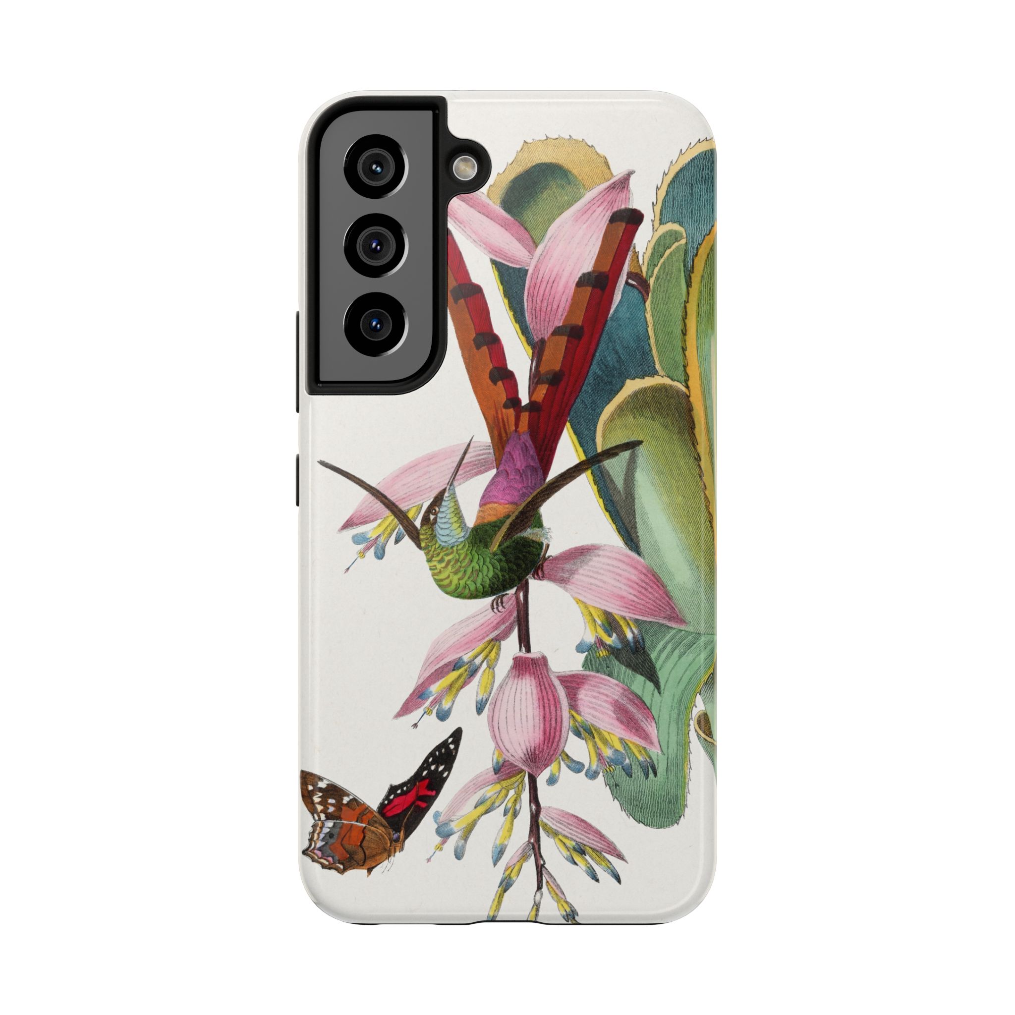 Hummingbird and Butterfly Phone Case - Image 89