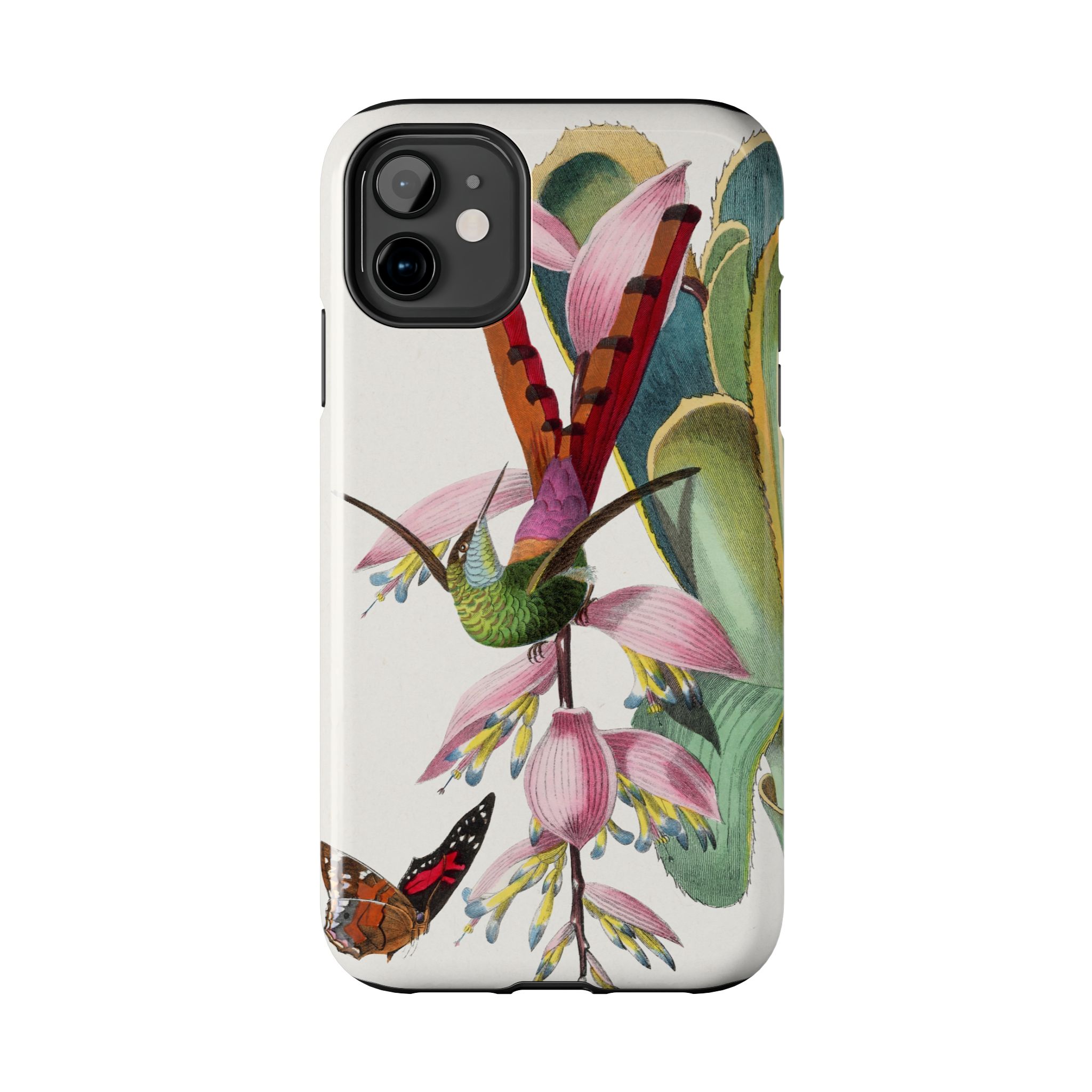 Hummingbird and Butterfly Phone Case - Image 2