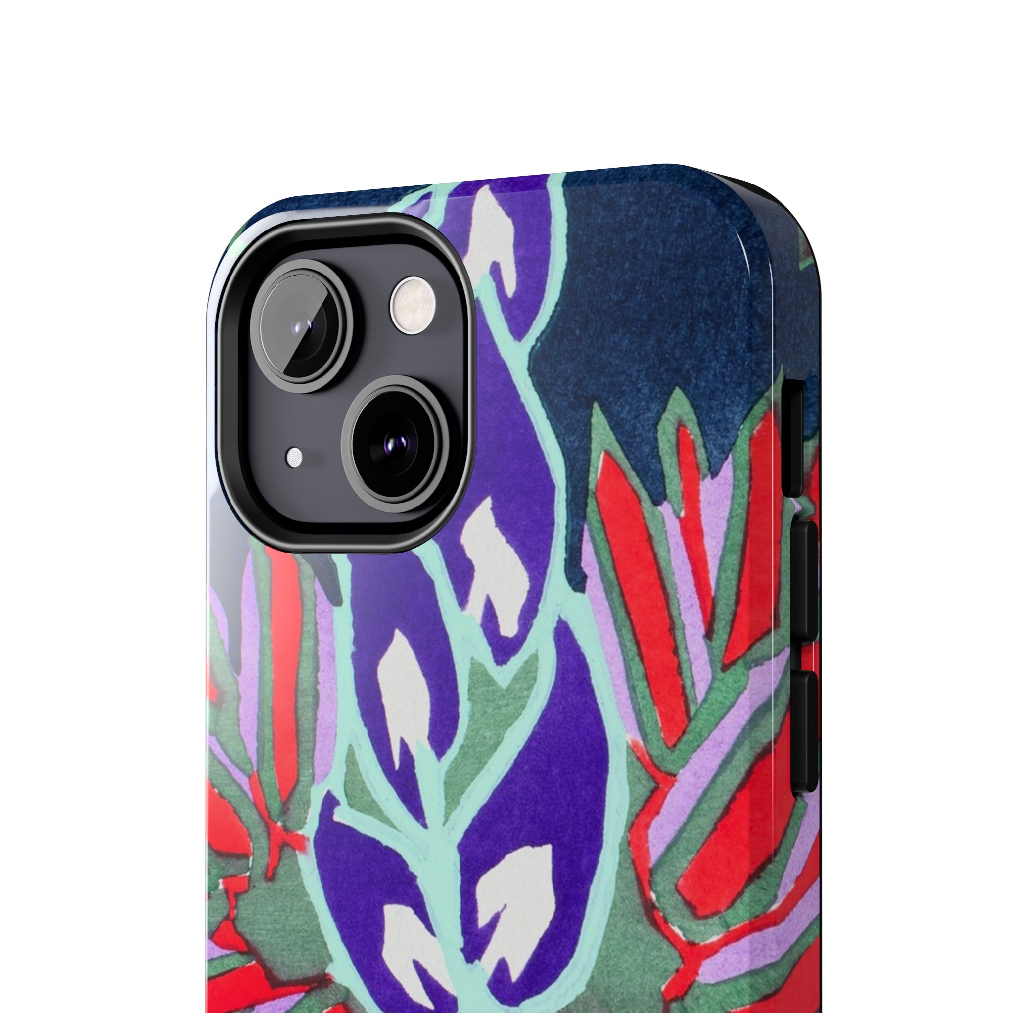 Red & Pink Abstract Phone Case - Image 36