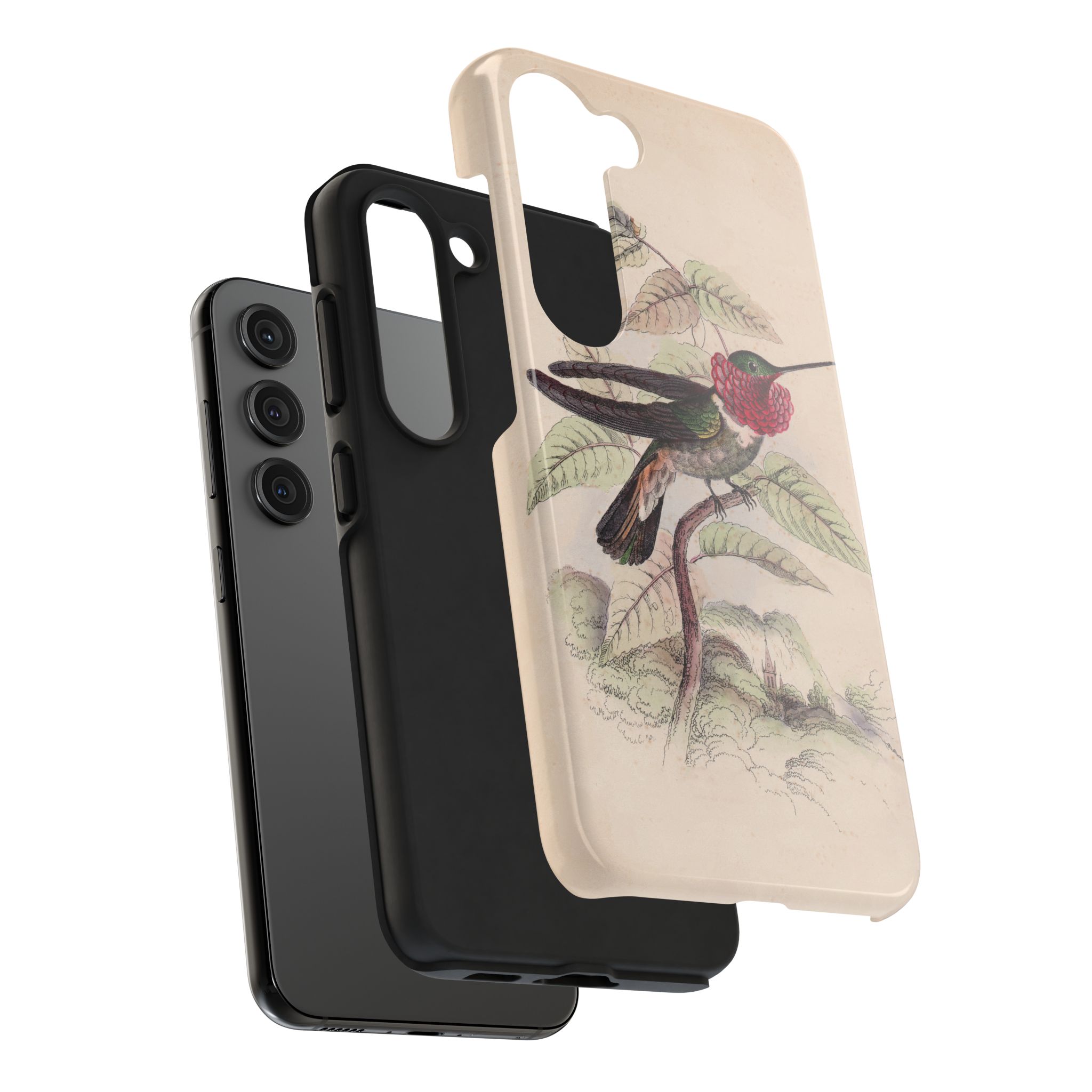 Tri-Colored Hummingbird Phone Case - Image 88