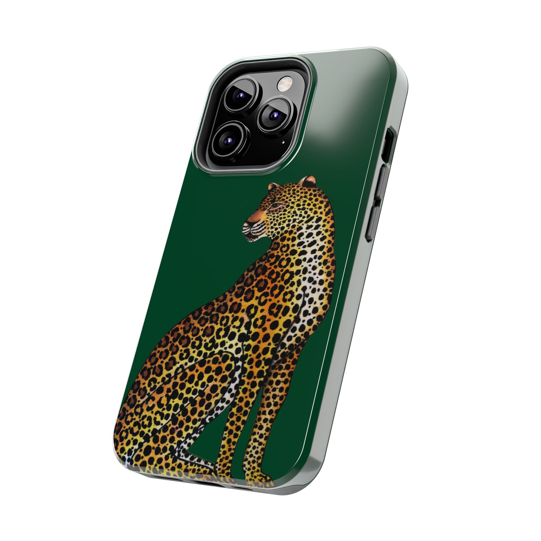 Leopard Phone Case - Racing Green - Image 39