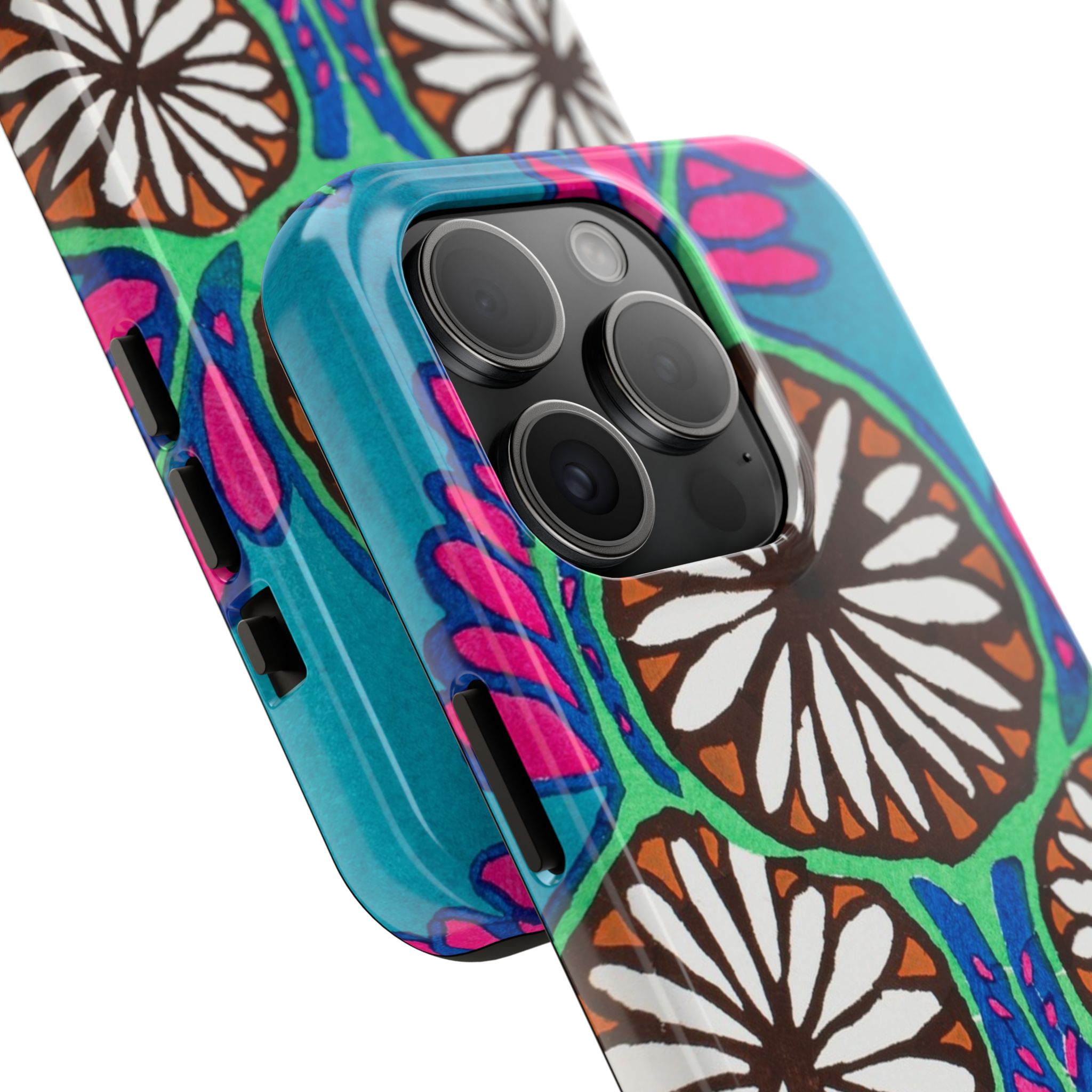 3 Abstract Flowers Phone Case - Image 58