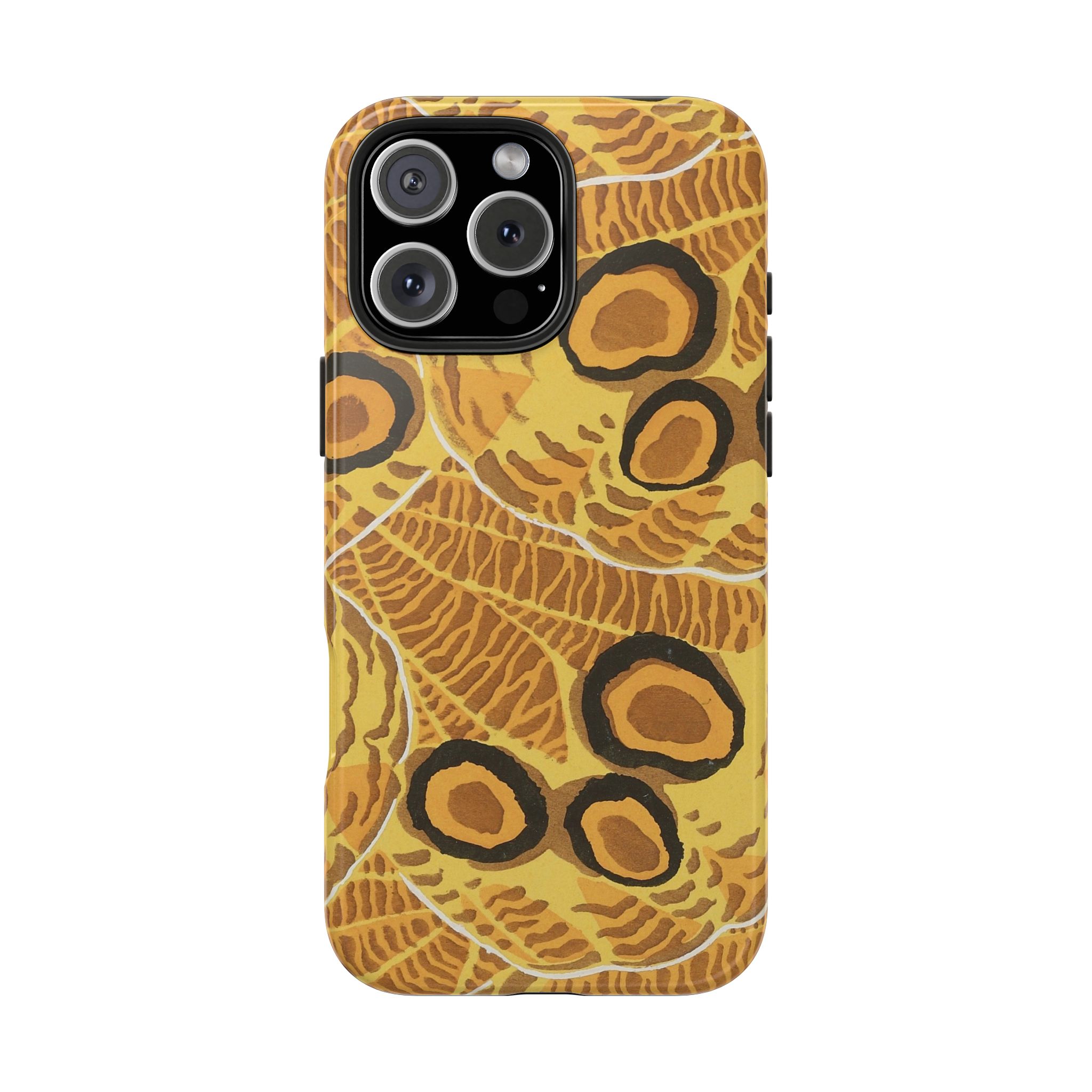 Abstract Spider Web Phone Case - Brown - Image 72