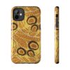 Abstract Spider Web Phone Case - Brown