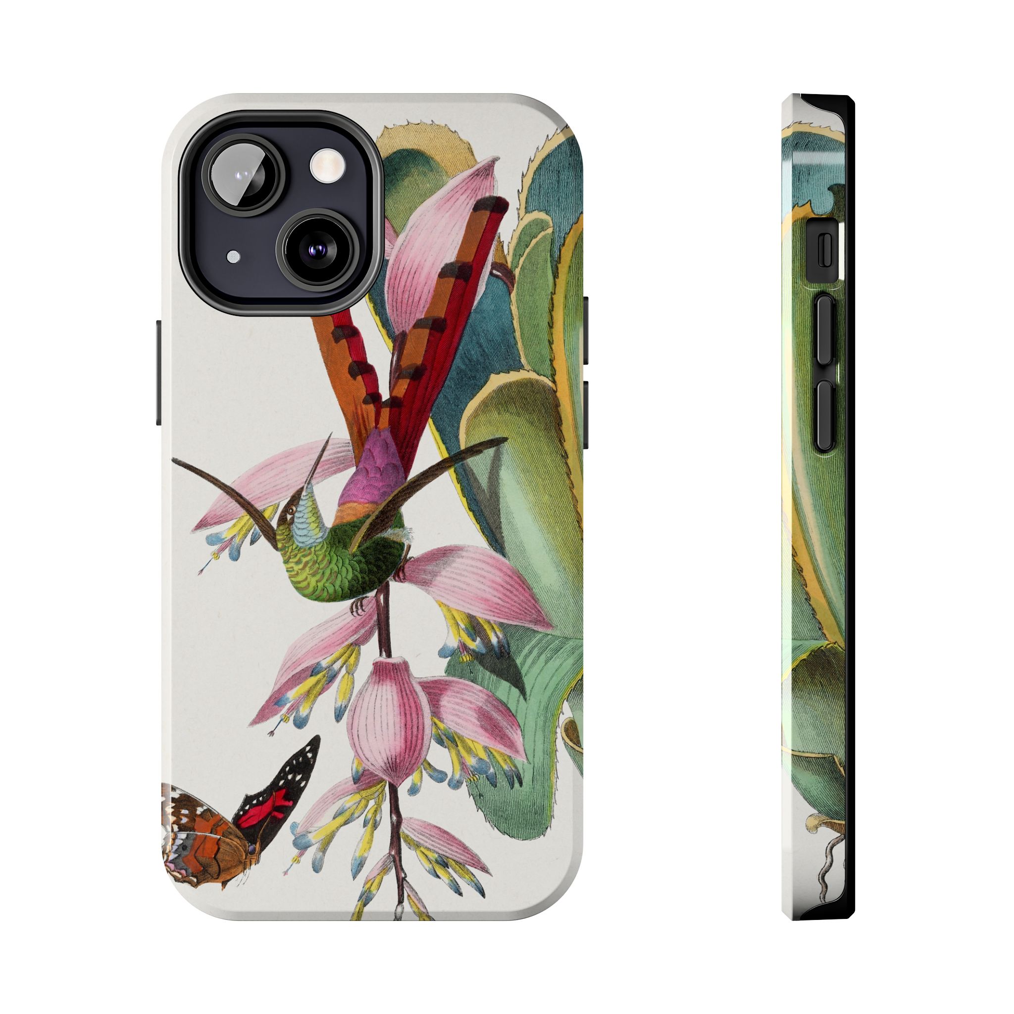Hummingbird and Butterfly Phone Case - Image 33