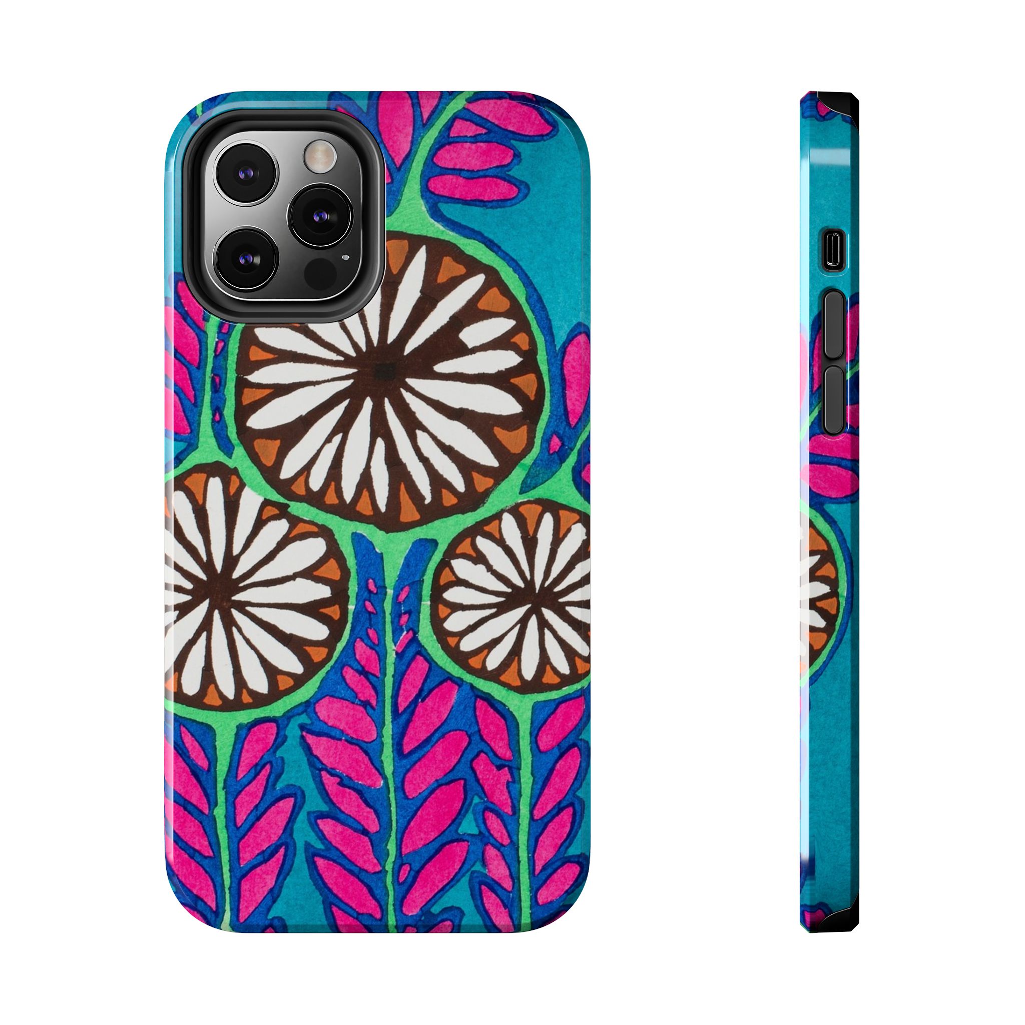 3 Abstract Flowers Phone Case - Image 21