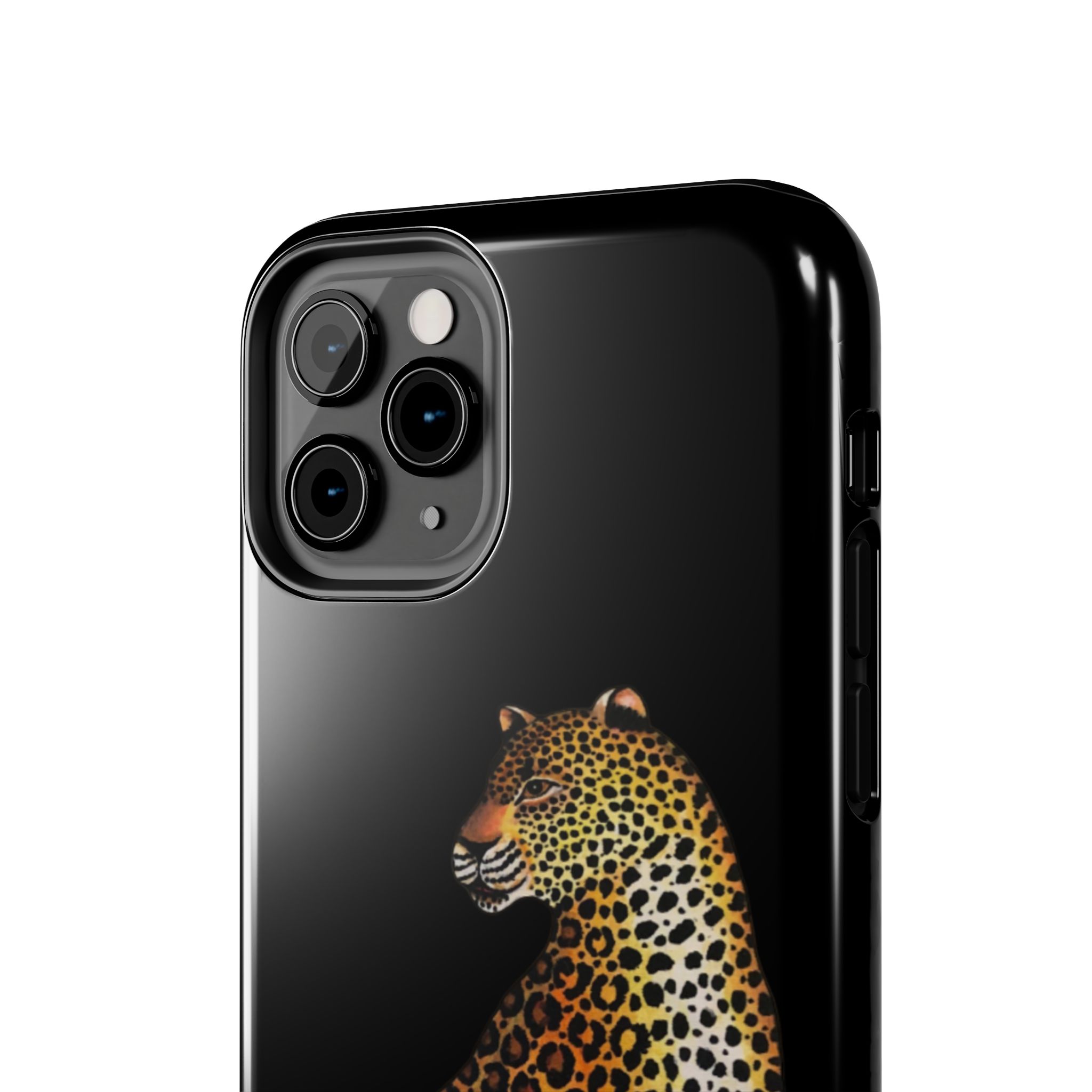 Leopard Phone Case - Black - Image 8