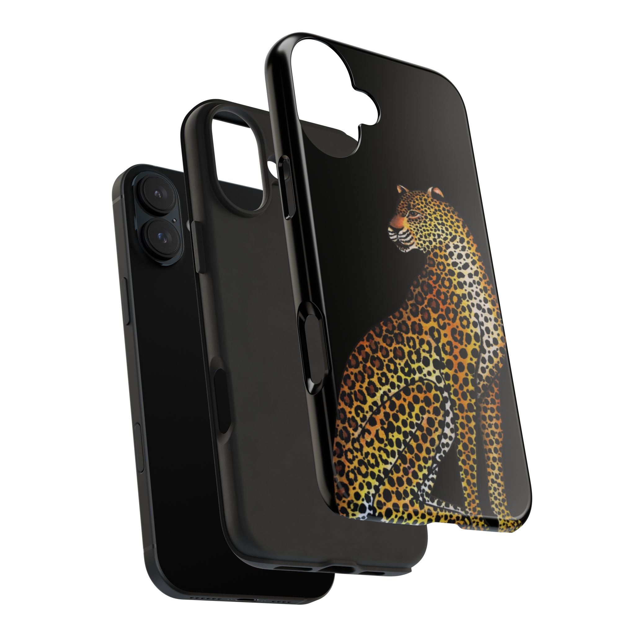 Leopard Phone Case - Black - Image 96