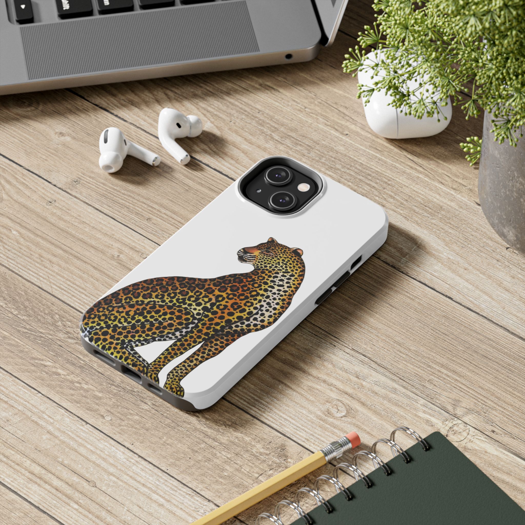 Leopard Phone Case - White - Image 46