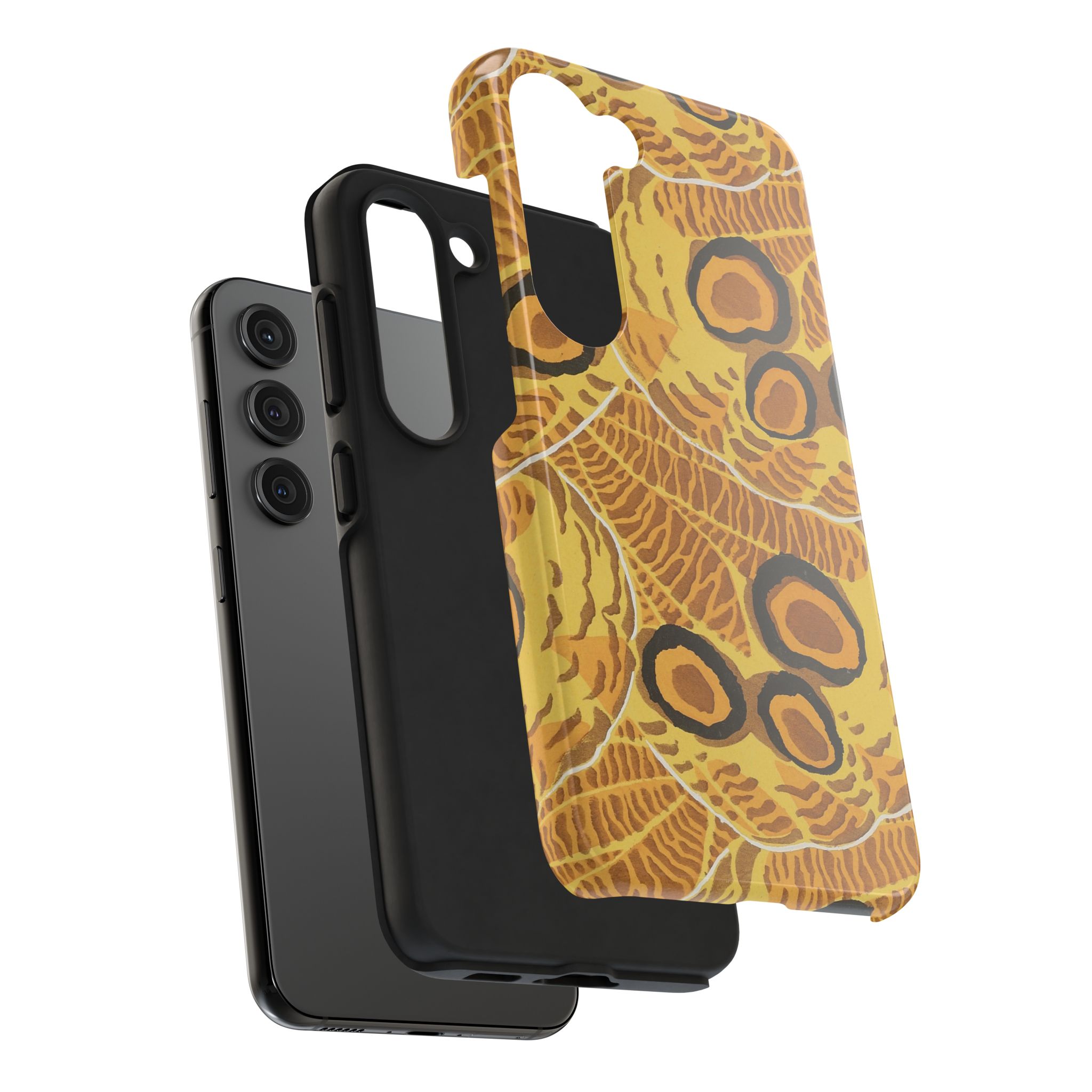 Abstract Spider Web Phone Case - Brown - Image 88