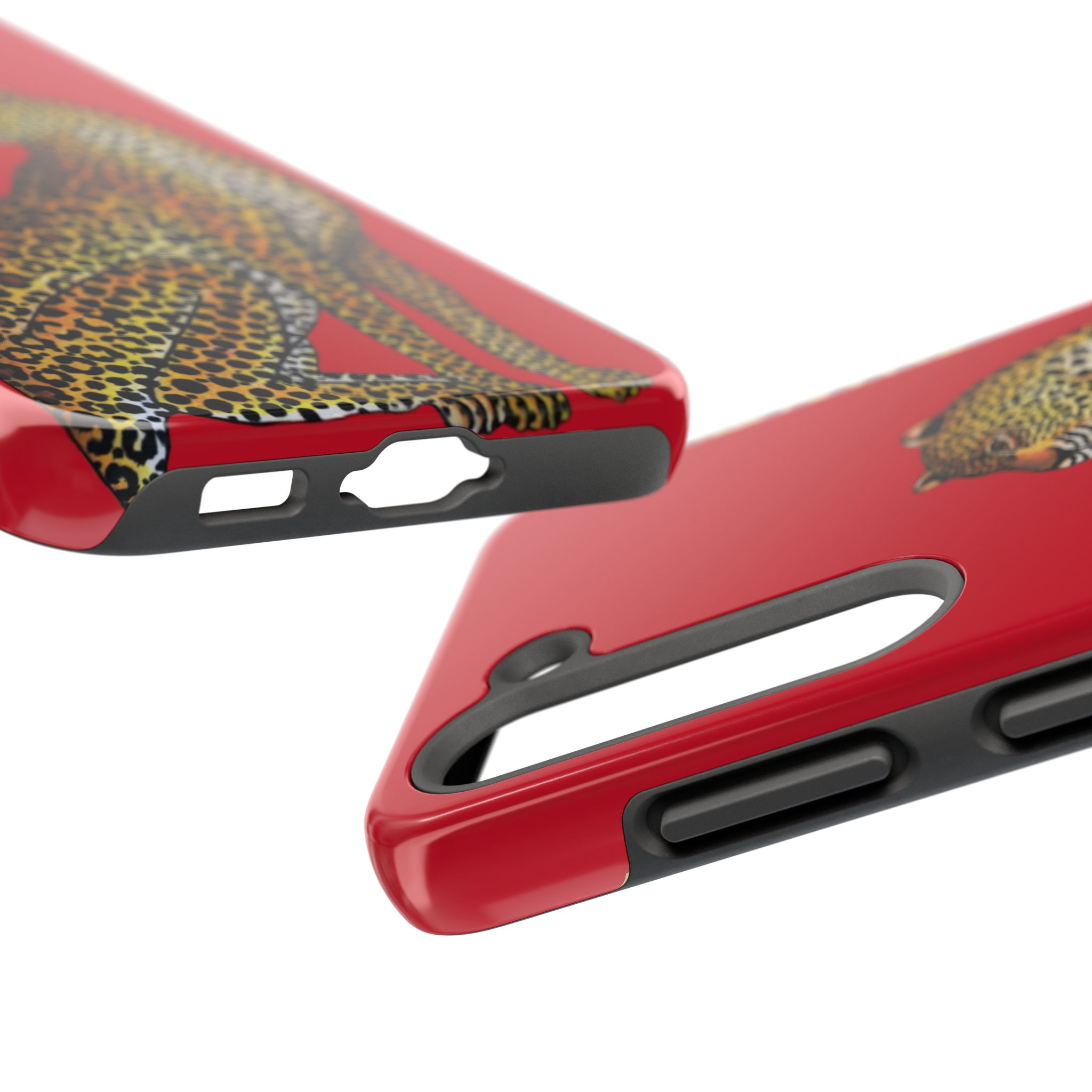 Leopard Phone Case - Red - Image 87