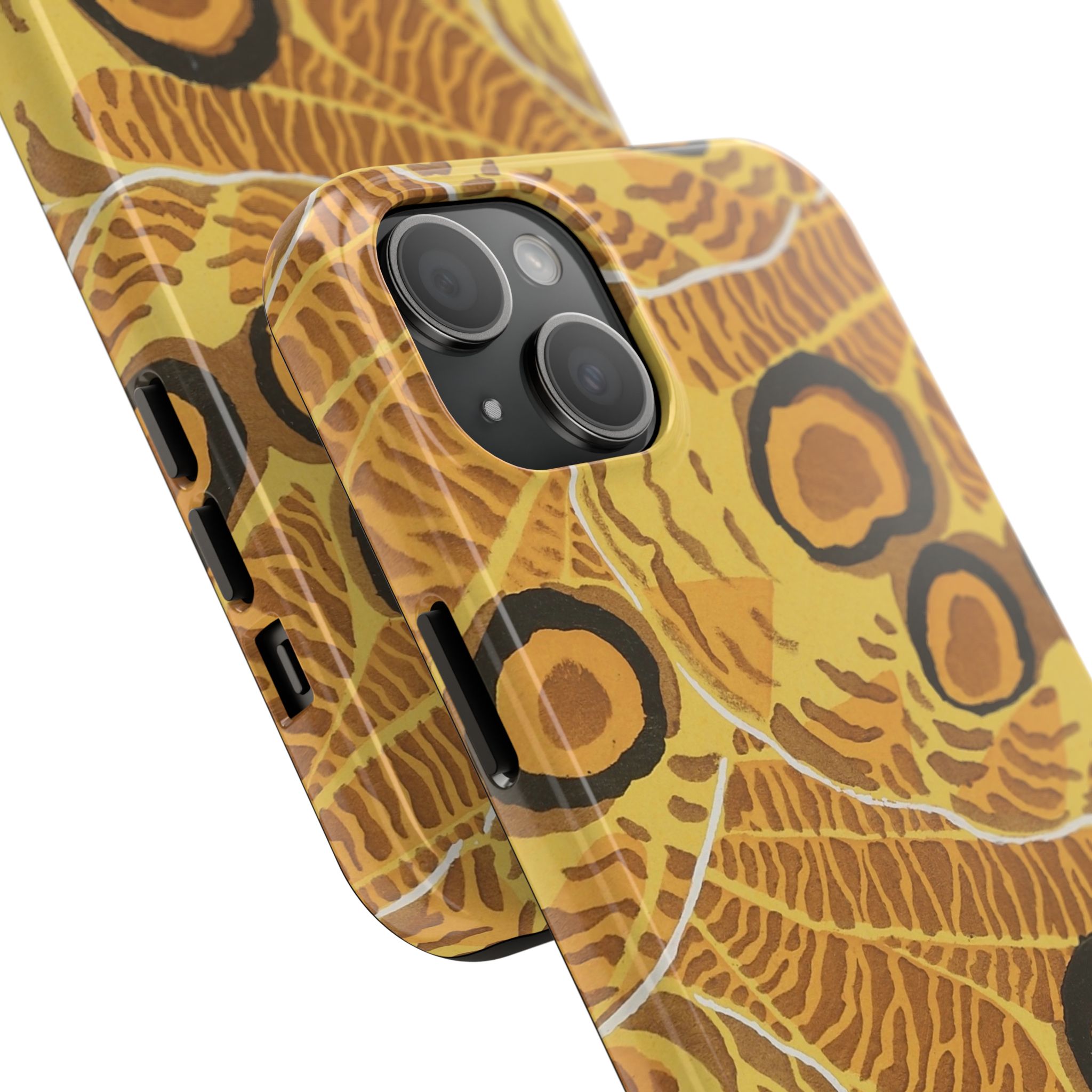 Abstract Spider Web Phone Case - Brown - Image 62