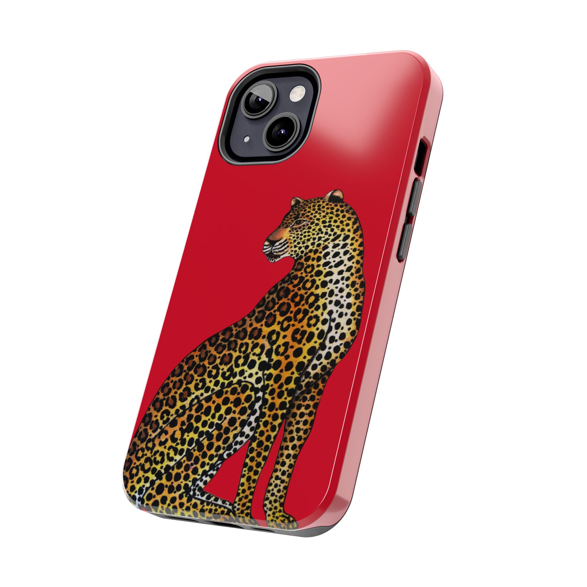 Leopard Phone Case - Red - Image 31