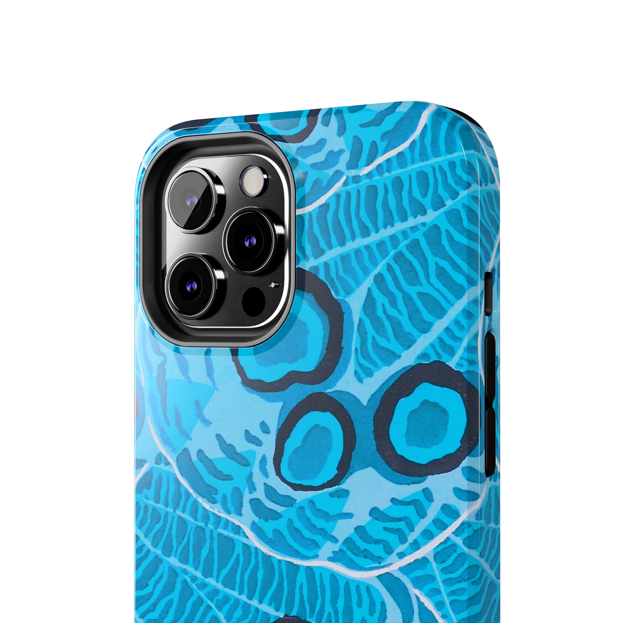 Abstract Spider Web Phone Case - Blue - Image 28