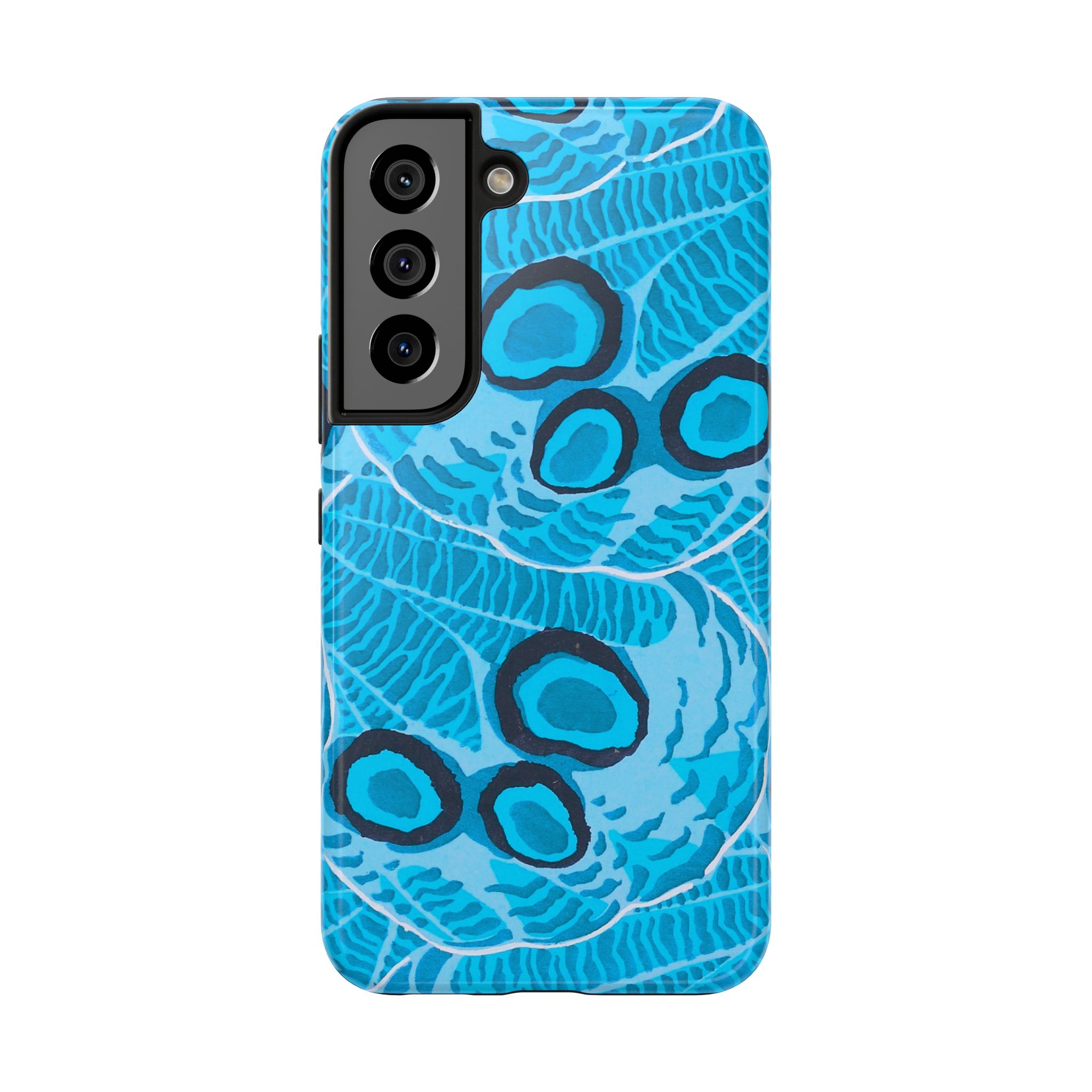 Abstract Spider Web Phone Case - Blue - Image 89