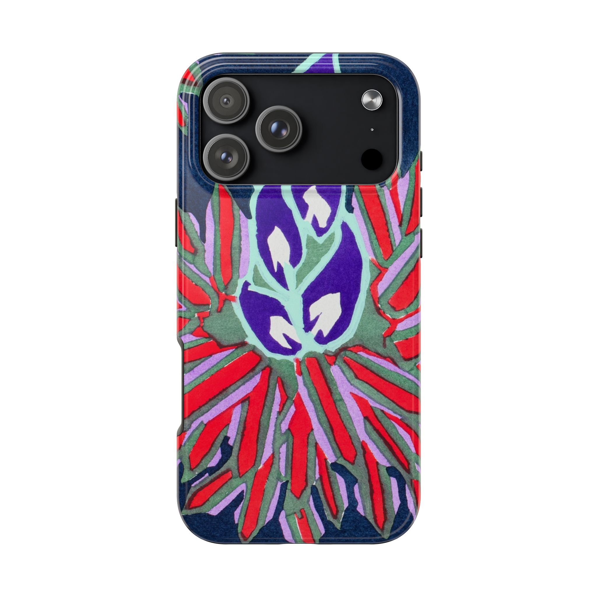 Red & Pink Abstract Phone Case - Image 99