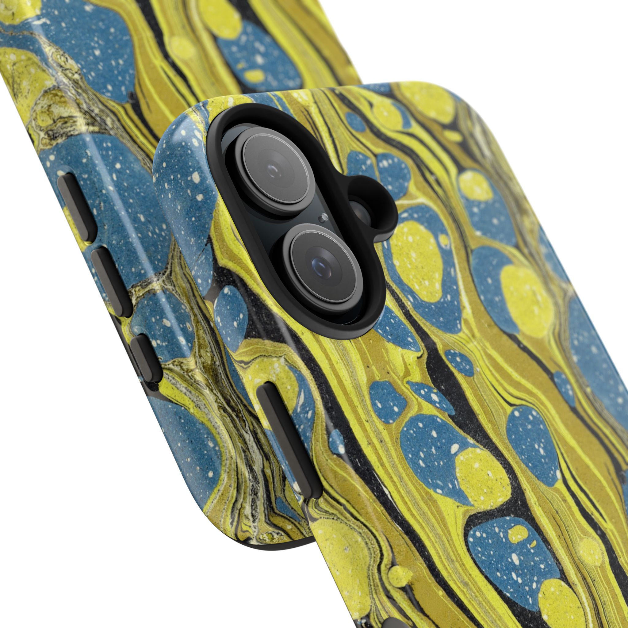 Marbled Phone Case - Citrine and Blue - Image 76