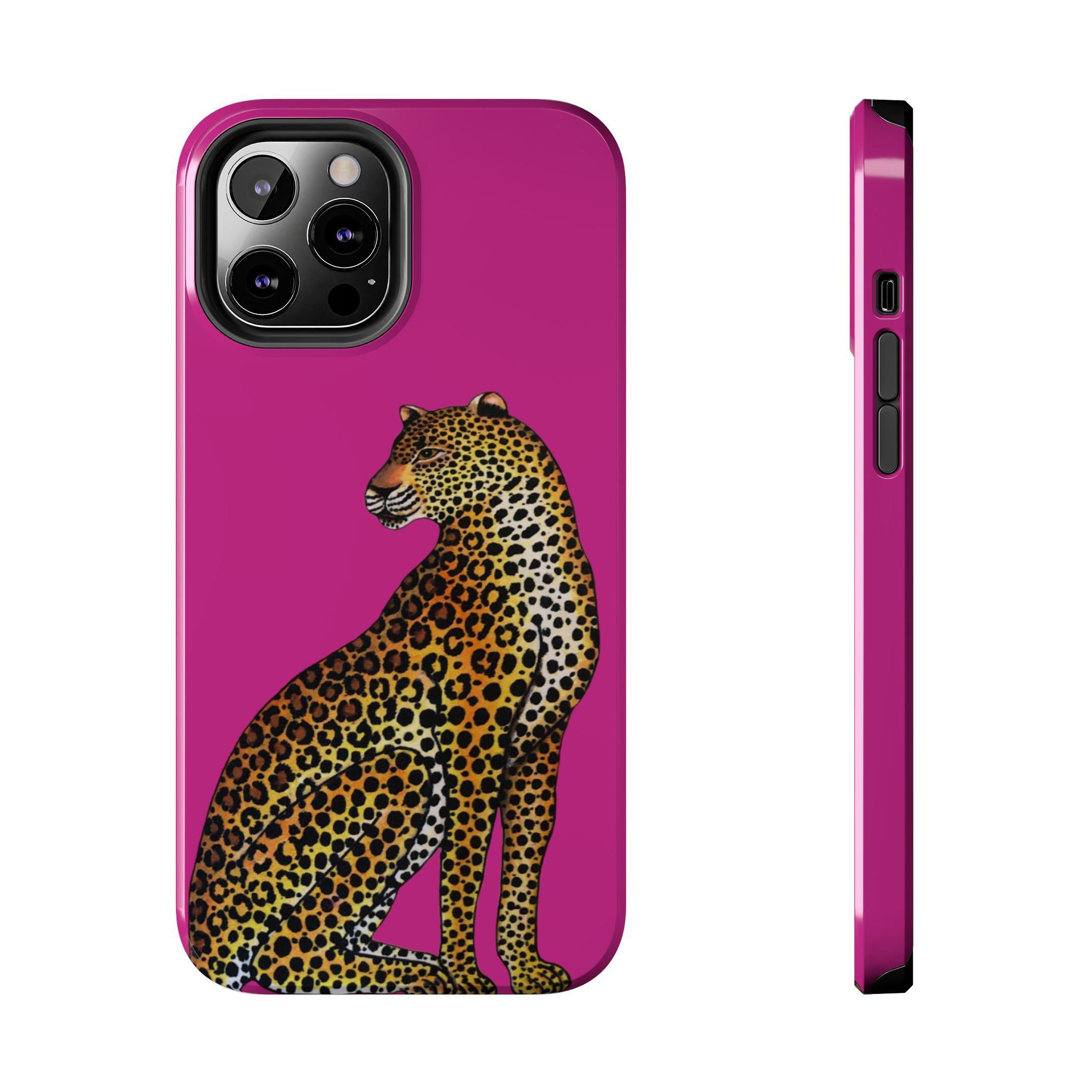 Leopard Phone Case - Fuchsia - Image 25