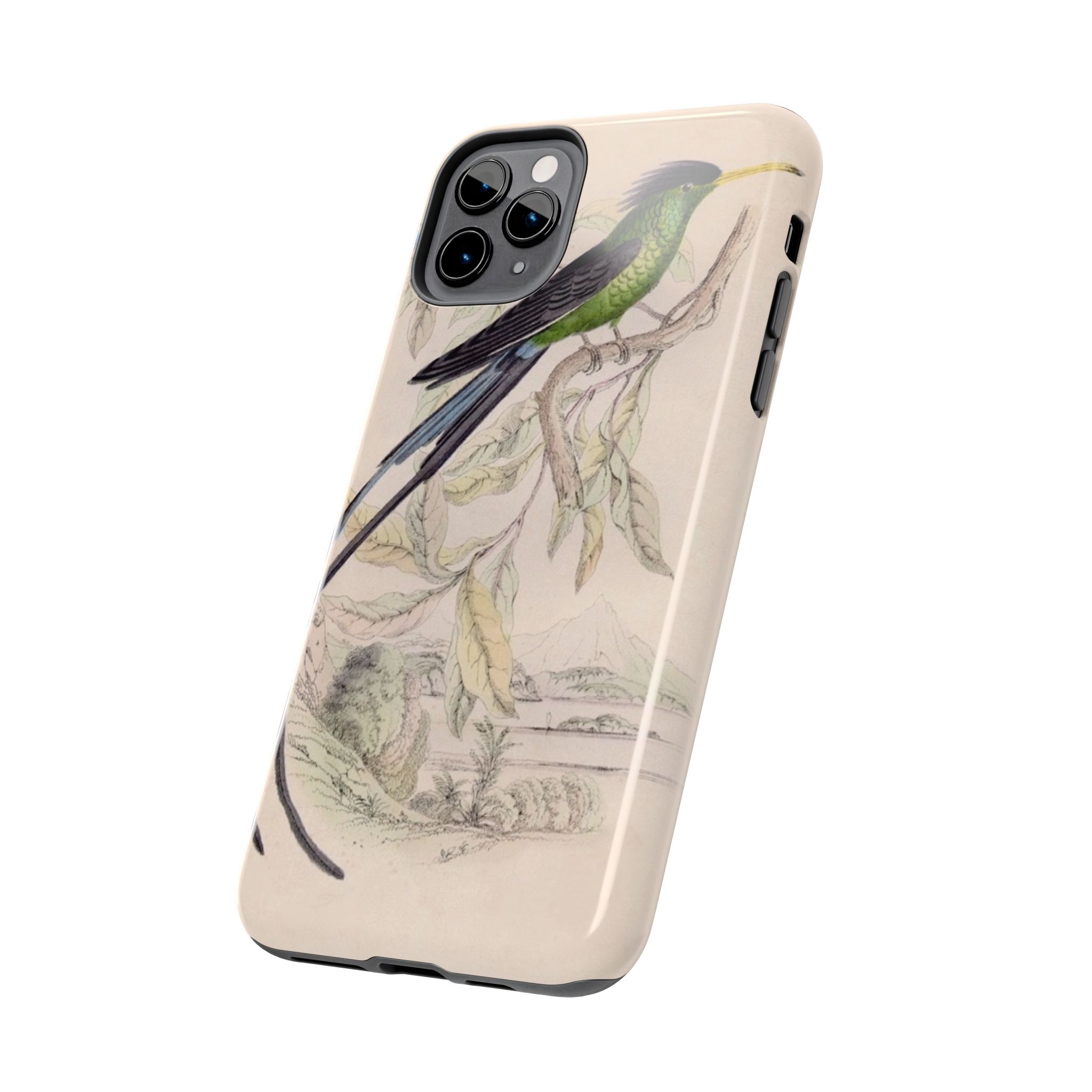 Black Capped Hummingbird Phone Case - Image 11