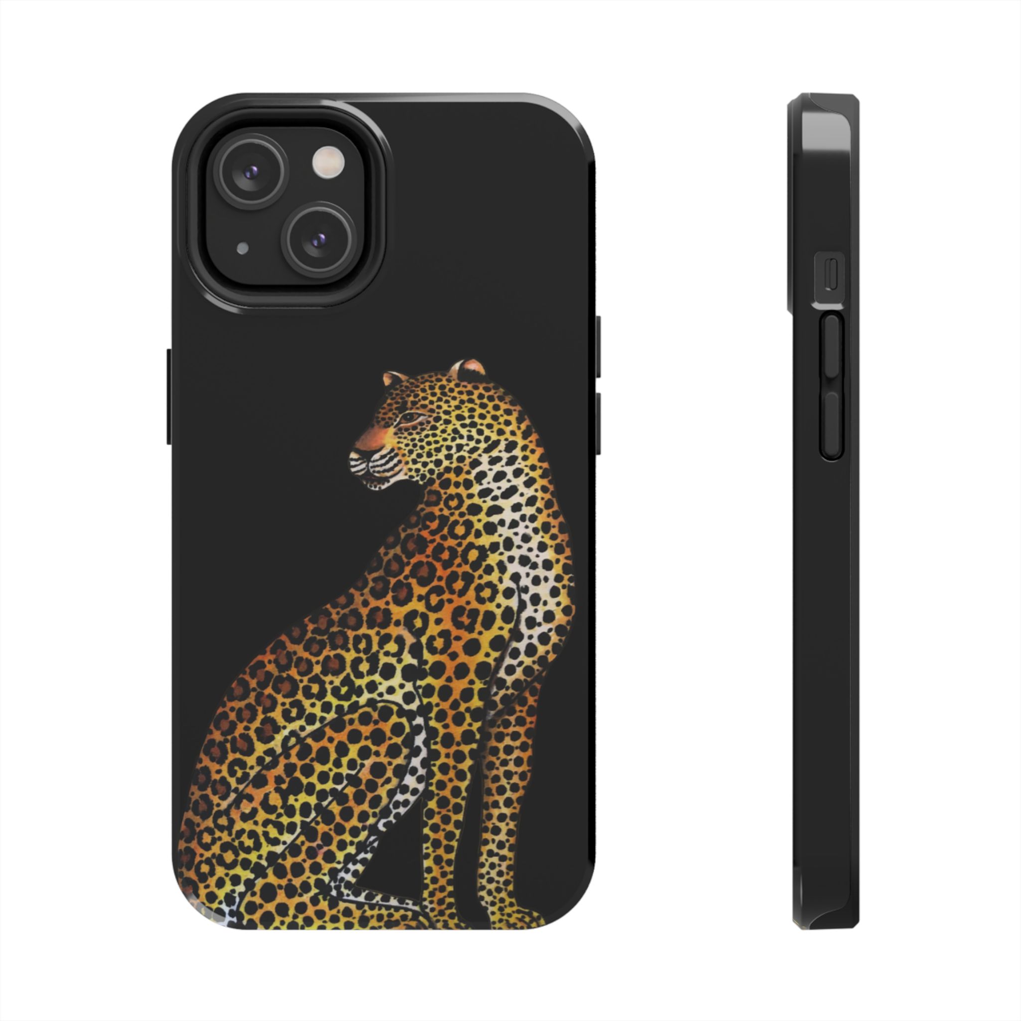 Leopard Phone Case - Black - Image 45