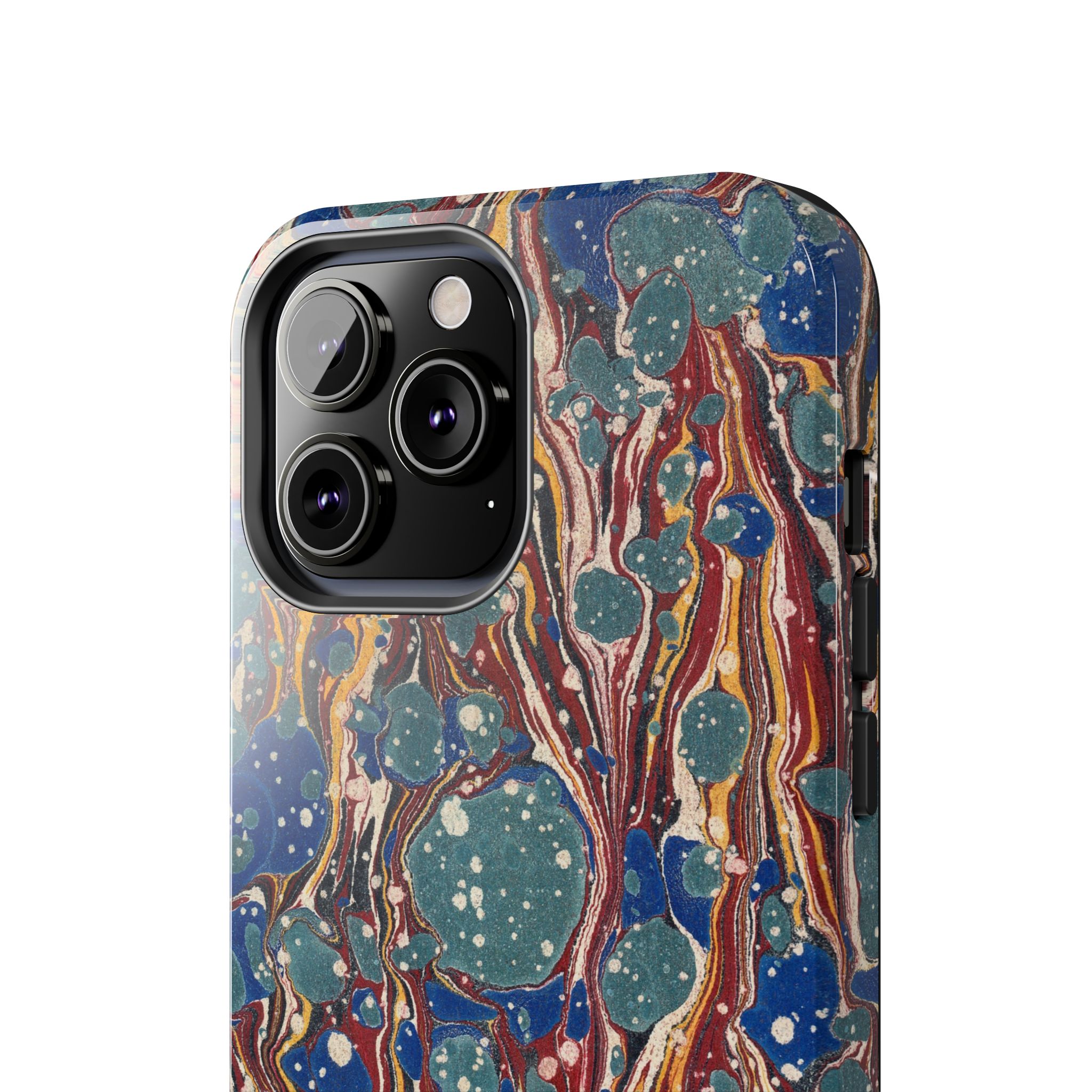Marbled Phone Case - Dusty Blue & Rust - Image 44