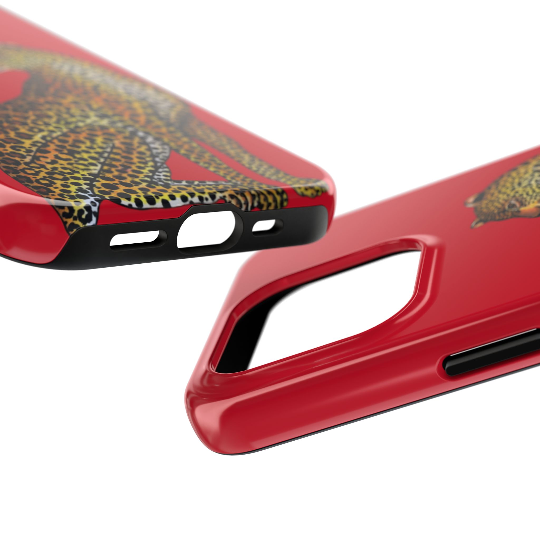 Leopard Phone Case - Red - Image 59