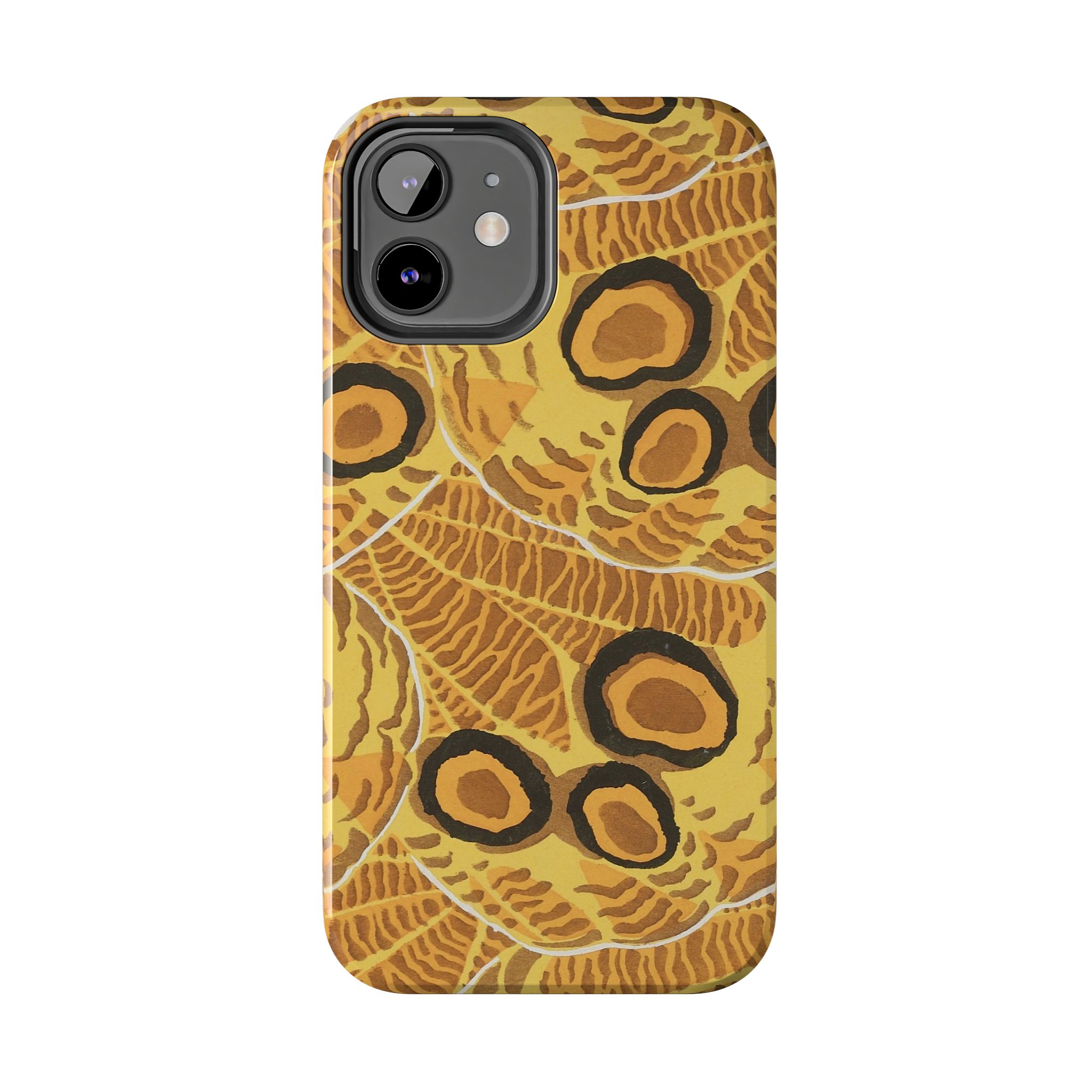Abstract Spider Web Phone Case - Brown - Image 14
