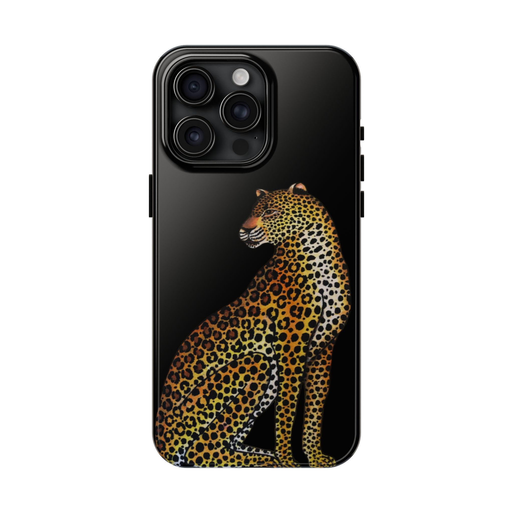 Leopard Phone Case - Black - Image 65