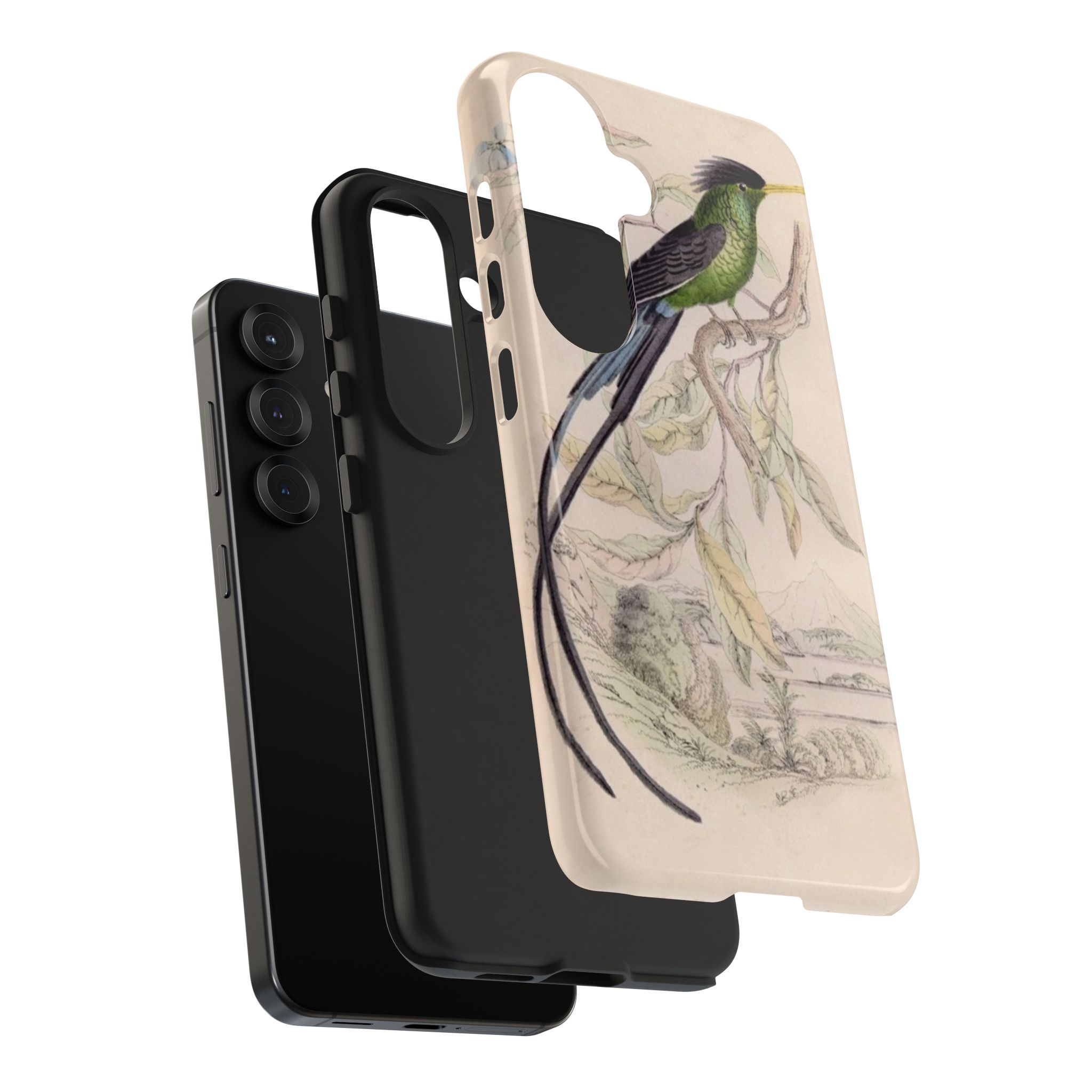 Black Capped Hummingbird Phone Case - Image 77